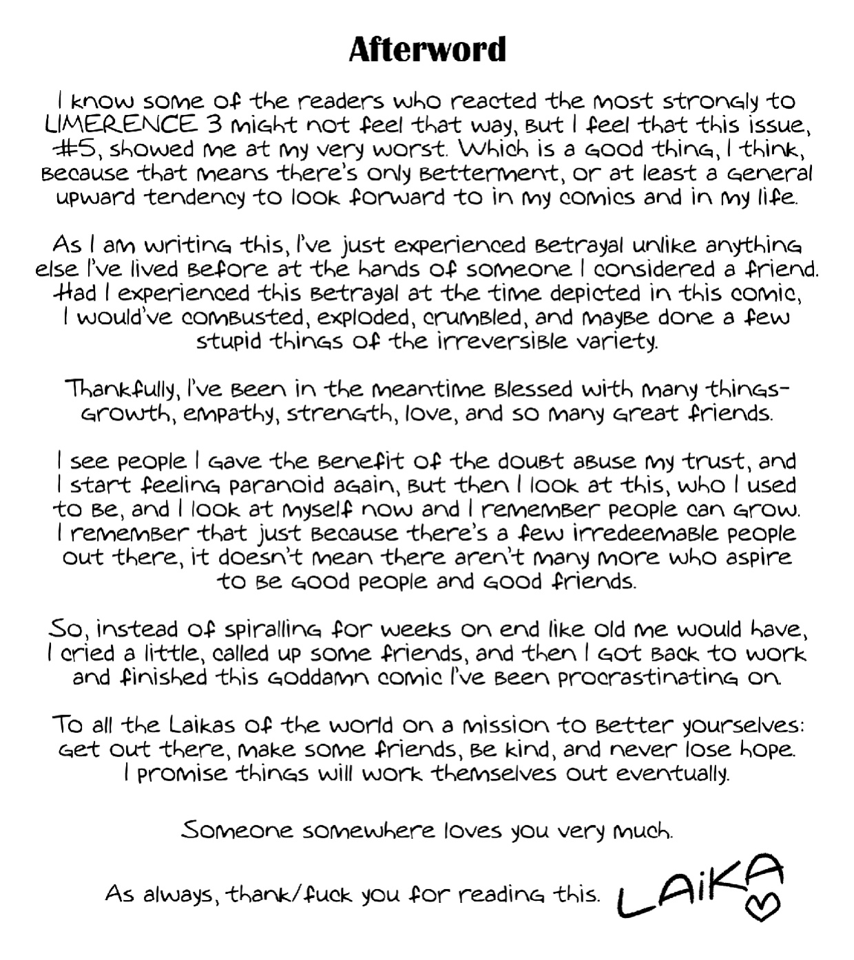 (LAiKA albarn) Limerence Part 5: schadenfreude