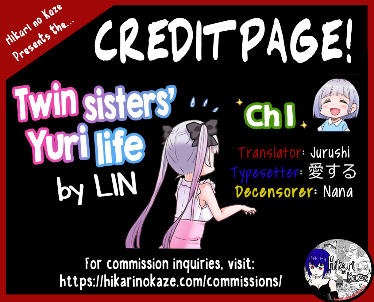 [LIN] Futago Shimai-chan no Yuri Seikatsu (1) | Twin Sisters' Yuri Life (1) [Jurushi] [Hikari no Kaze]