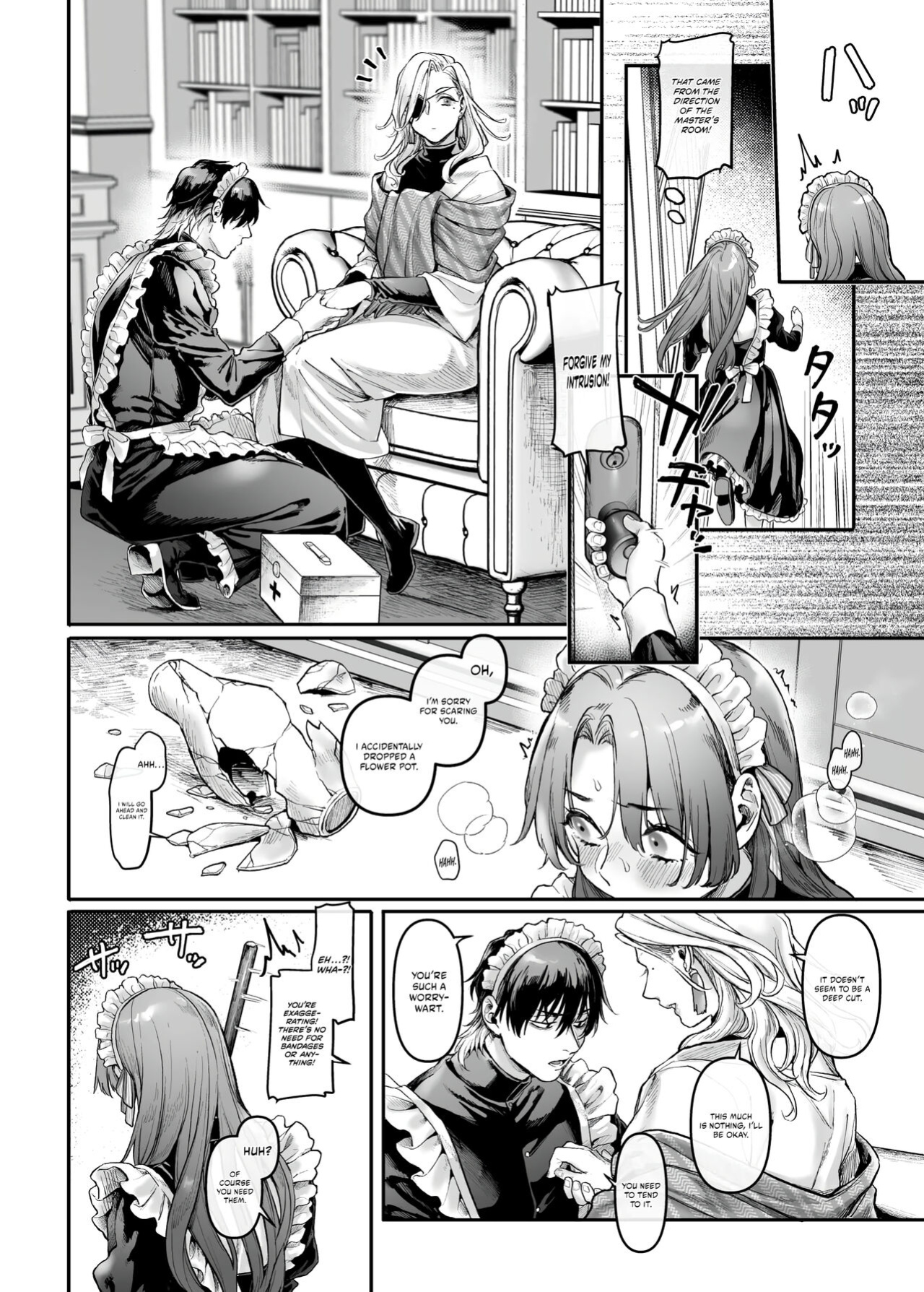 [Yolki Palki (Rororogi Mogera)] Sennyuu! Gakeppuchi Spy no Shakkinhensai RTA ~Josou Maid to Oni Joushi~ | Infiltrate! Debt Repayment RTA of a Spy on the Brink ~The Crossdressing Maid and the Oni Boss~ [Omega Scans] [Incomplete]