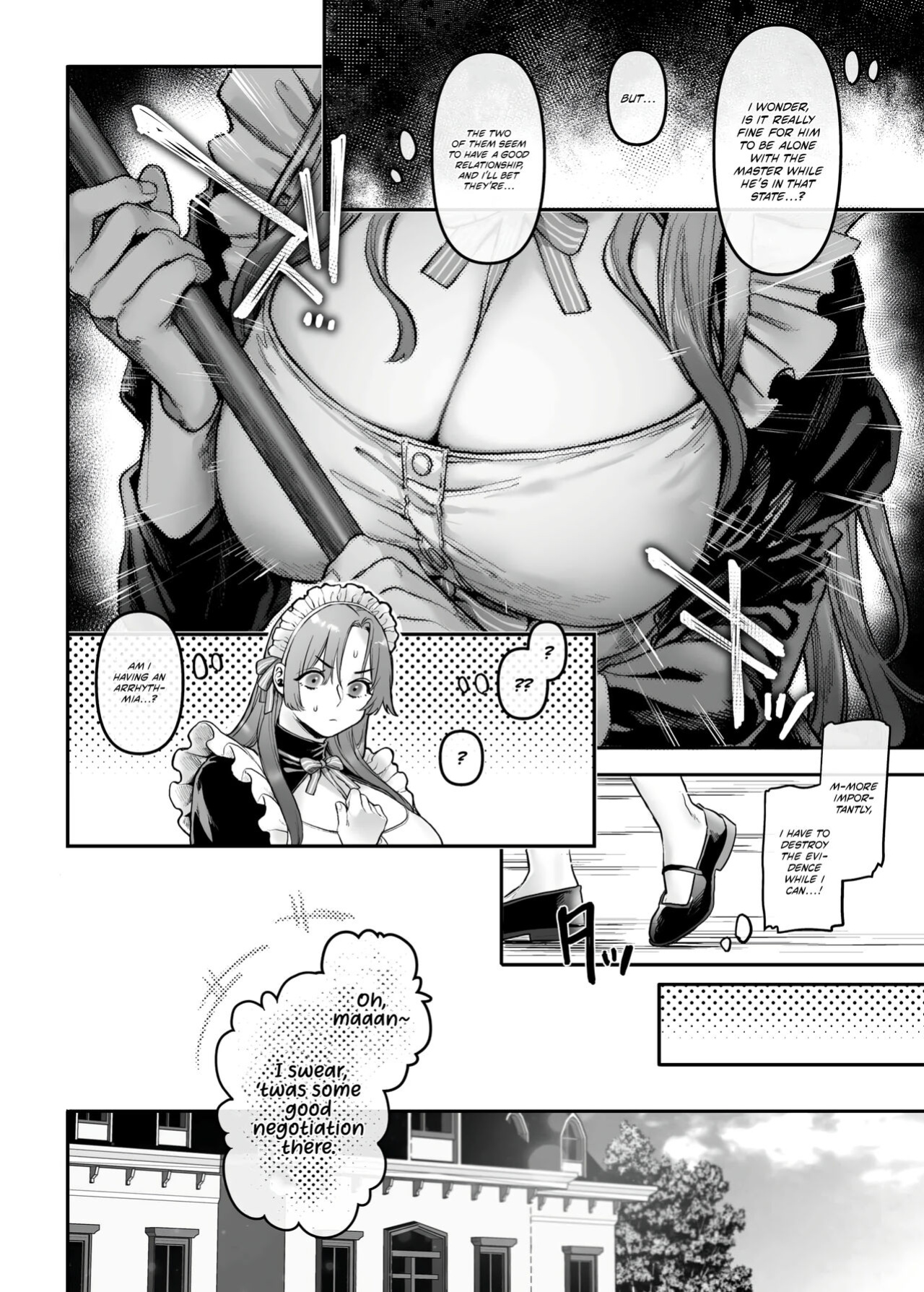 [Yolki Palki (Rororogi Mogera)] Sennyuu! Gakeppuchi Spy no Shakkinhensai RTA ~Josou Maid to Oni Joushi~ | Infiltrate! Debt Repayment RTA of a Spy on the Brink ~The Crossdressing Maid and the Oni Boss~ [Omega Scans] [Incomplete]