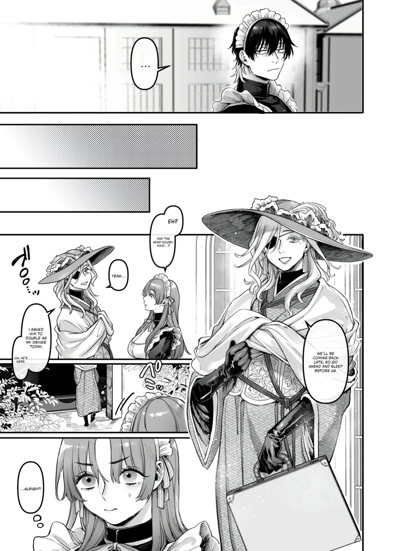 [Yolki Palki (Rororogi Mogera)] Sennyuu! Gakeppuchi Spy no Shakkinhensai RTA ~Josou Maid to Oni Joushi~ | Infiltrate! Debt Repayment RTA of a Spy on the Brink ~The Crossdressing Maid and the Oni Boss~ [Omega Scans] [Incomplete]