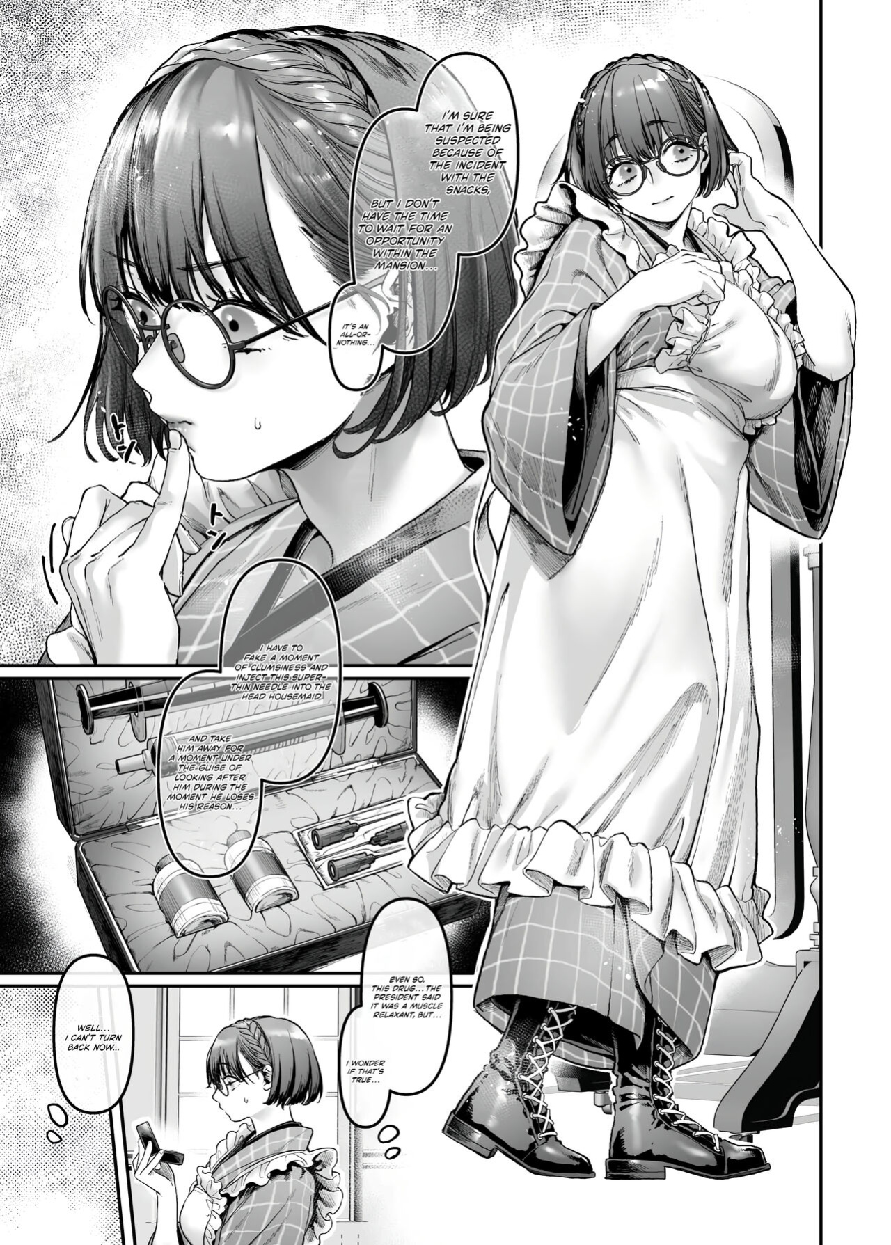 [Yolki Palki (Rororogi Mogera)] Sennyuu! Gakeppuchi Spy no Shakkinhensai RTA ~Josou Maid to Oni Joushi~ | Infiltrate! Debt Repayment RTA of a Spy on the Brink ~The Crossdressing Maid and the Oni Boss~ [Omega Scans] [Incomplete]