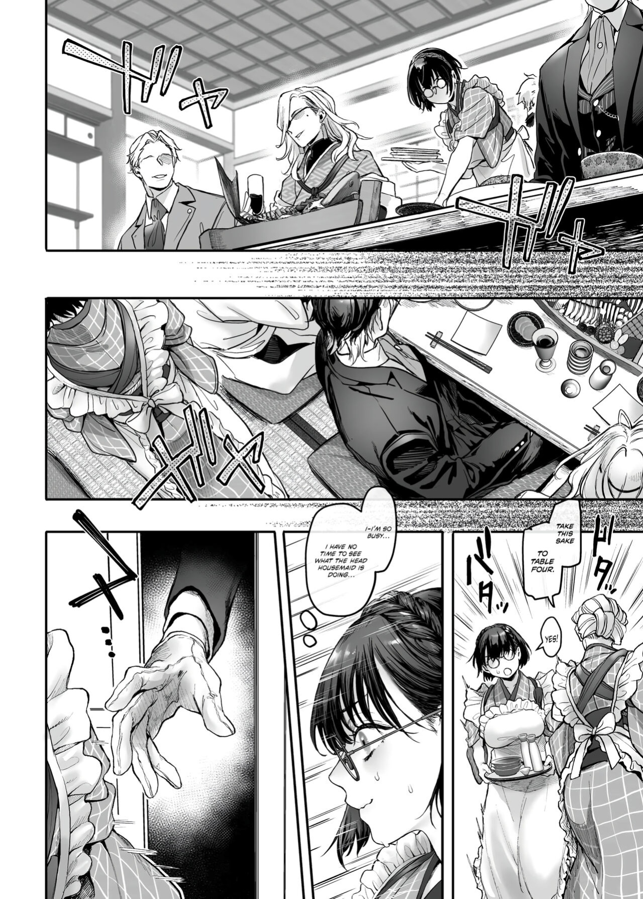 [Yolki Palki (Rororogi Mogera)] Sennyuu! Gakeppuchi Spy no Shakkinhensai RTA ~Josou Maid to Oni Joushi~ | Infiltrate! Debt Repayment RTA of a Spy on the Brink ~The Crossdressing Maid and the Oni Boss~ [Omega Scans] [Incomplete]