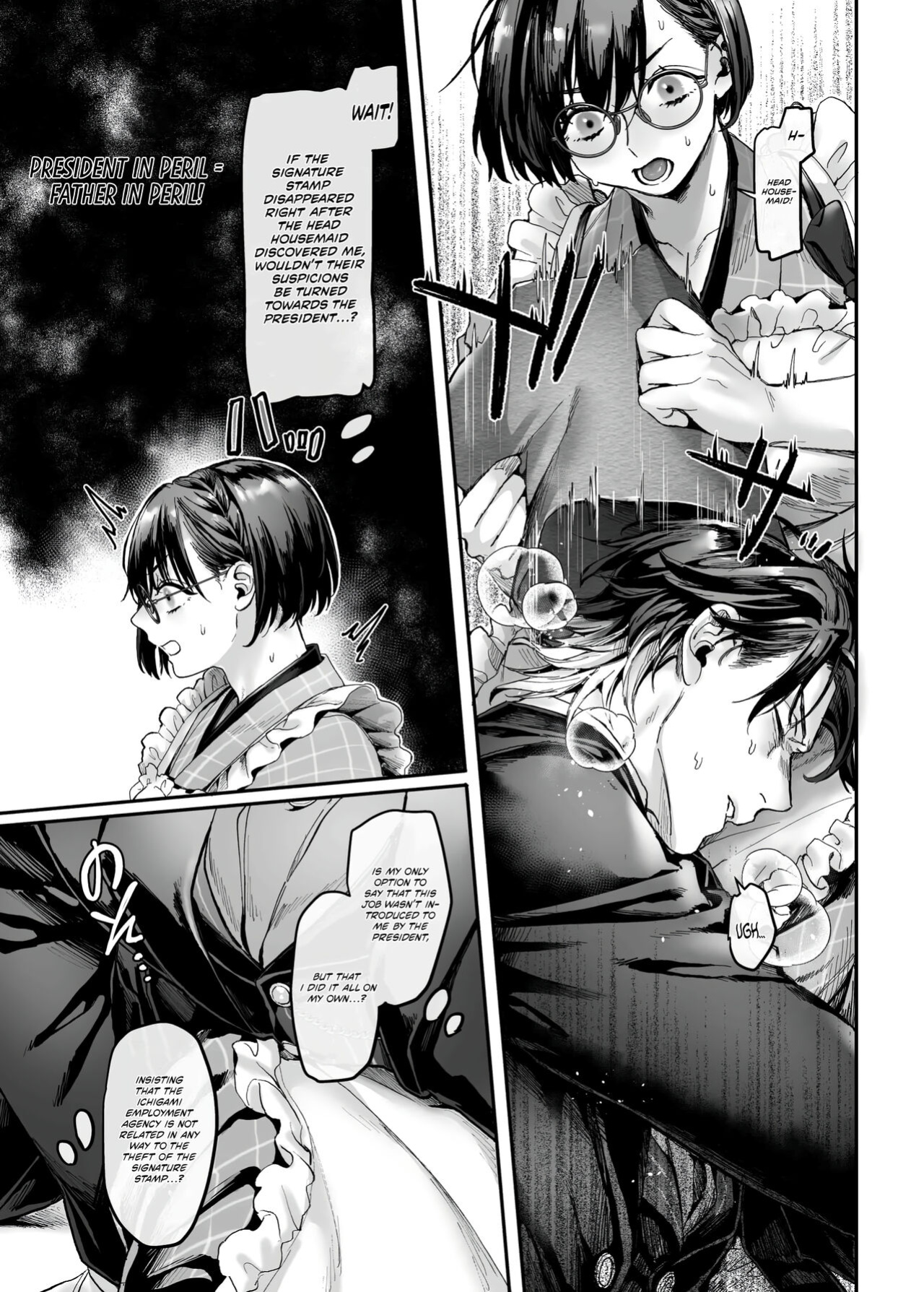 [Yolki Palki (Rororogi Mogera)] Sennyuu! Gakeppuchi Spy no Shakkinhensai RTA ~Josou Maid to Oni Joushi~ | Infiltrate! Debt Repayment RTA of a Spy on the Brink ~The Crossdressing Maid and the Oni Boss~ [Omega Scans] [Incomplete]