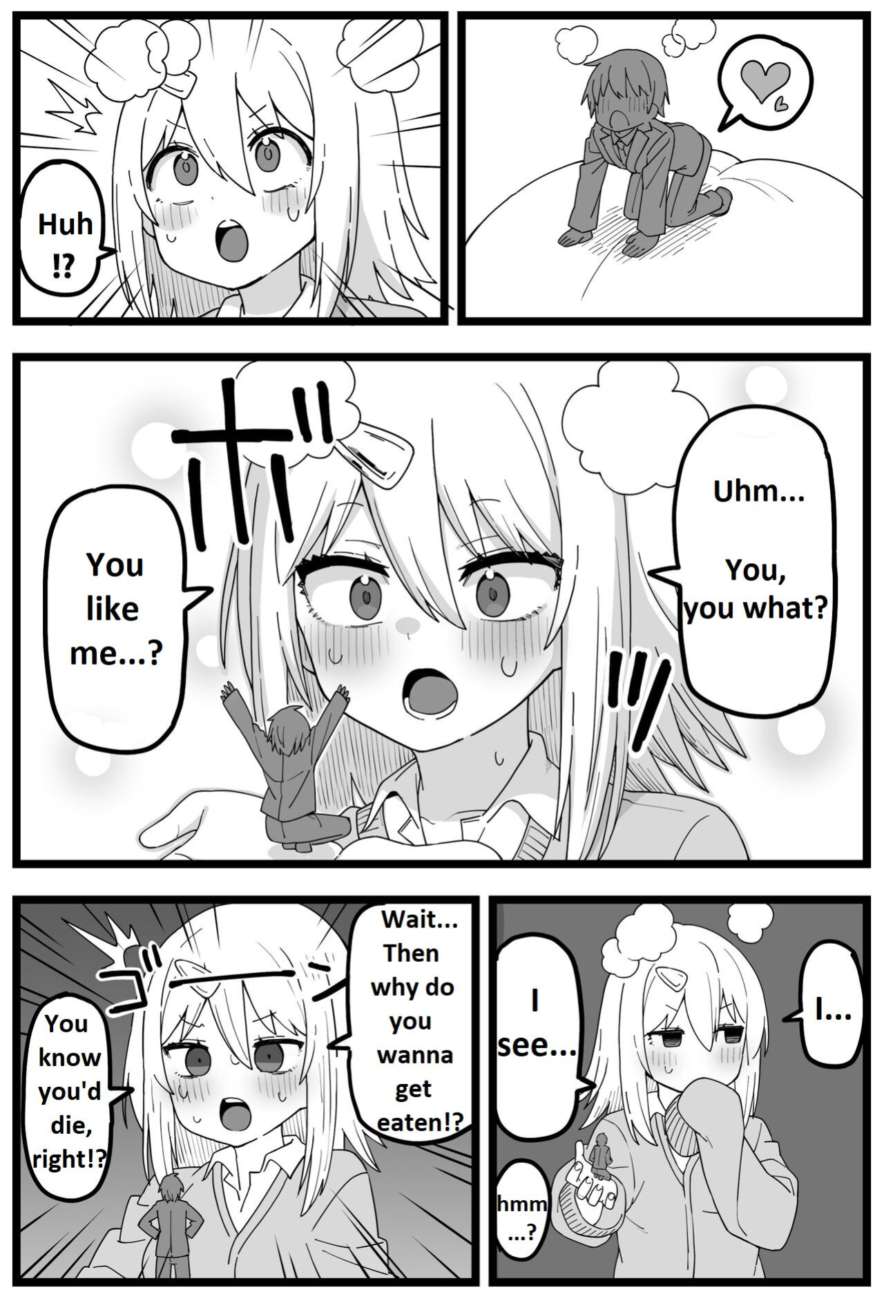 [Shiheki] Doushitemo Onnanoko ni Taberaretai Manga | Manga about a girl who really wants to be eaten by a girl