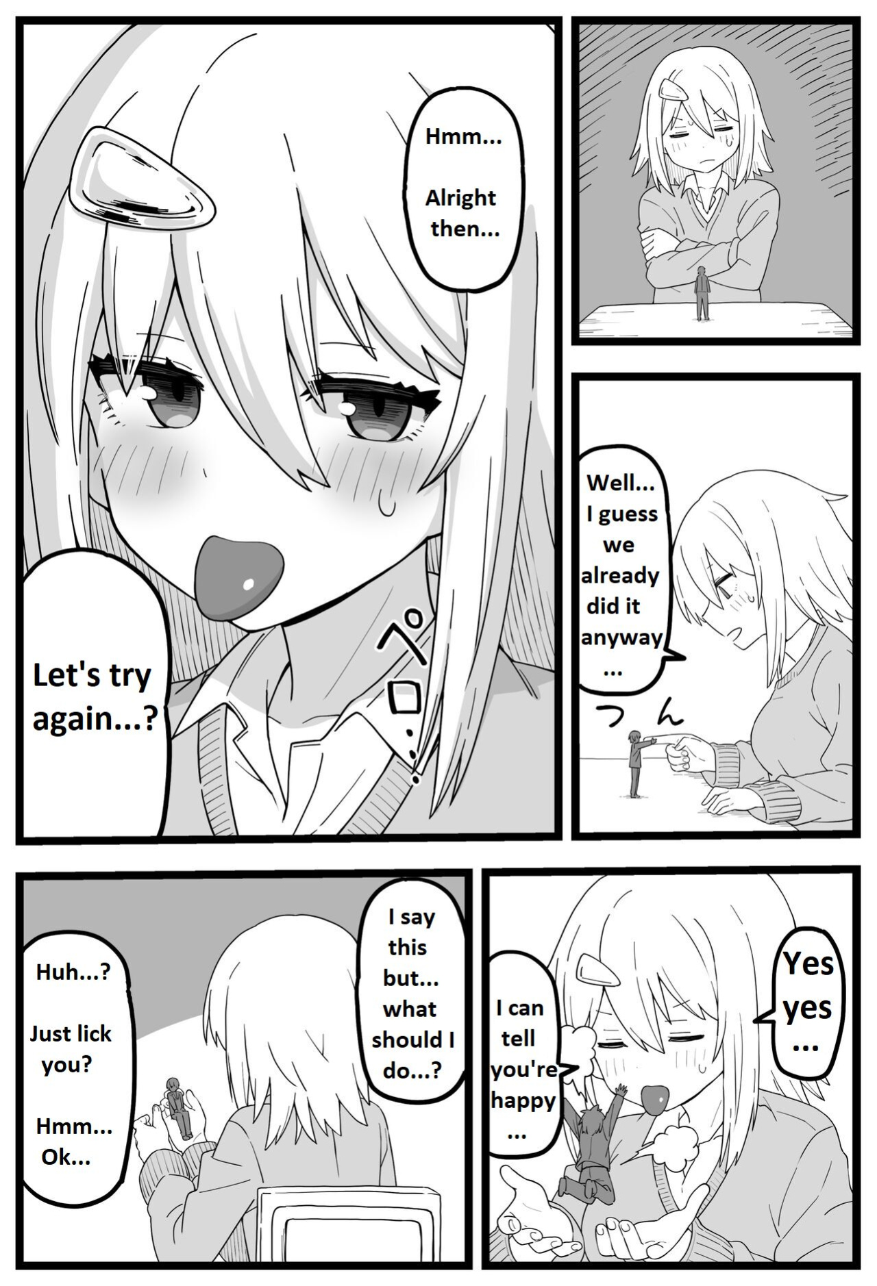 [Shiheki] Doushitemo Onnanoko ni Taberaretai Manga | Manga about a girl who really wants to be eaten by a girl