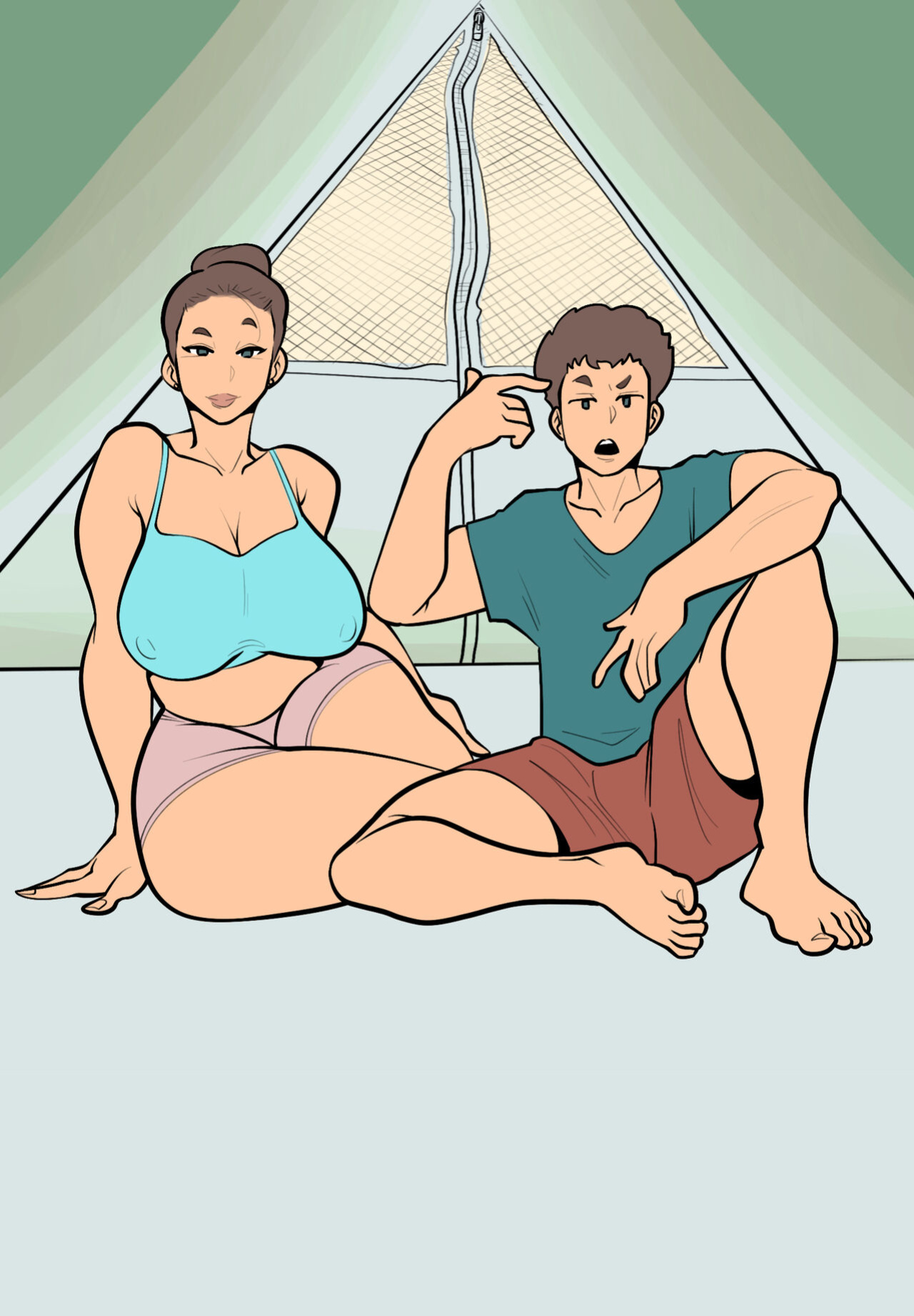 [Jopuari] Camping with mom goes viral