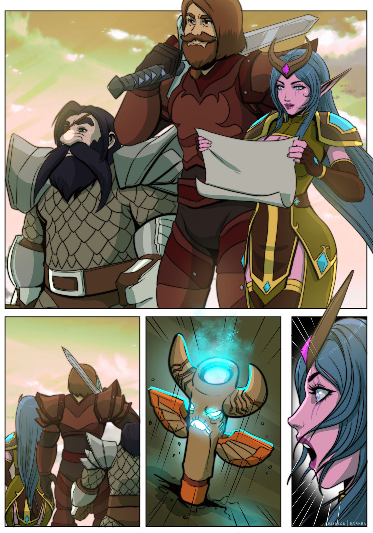 Darkra Mark Of The Wild plus Textless and Ink version