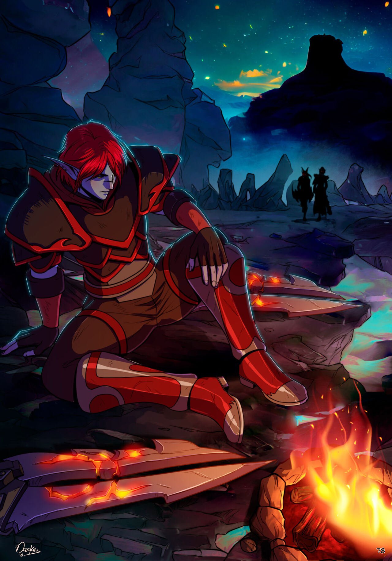 Darkra Mark Of The Wild plus Textless and Ink version
