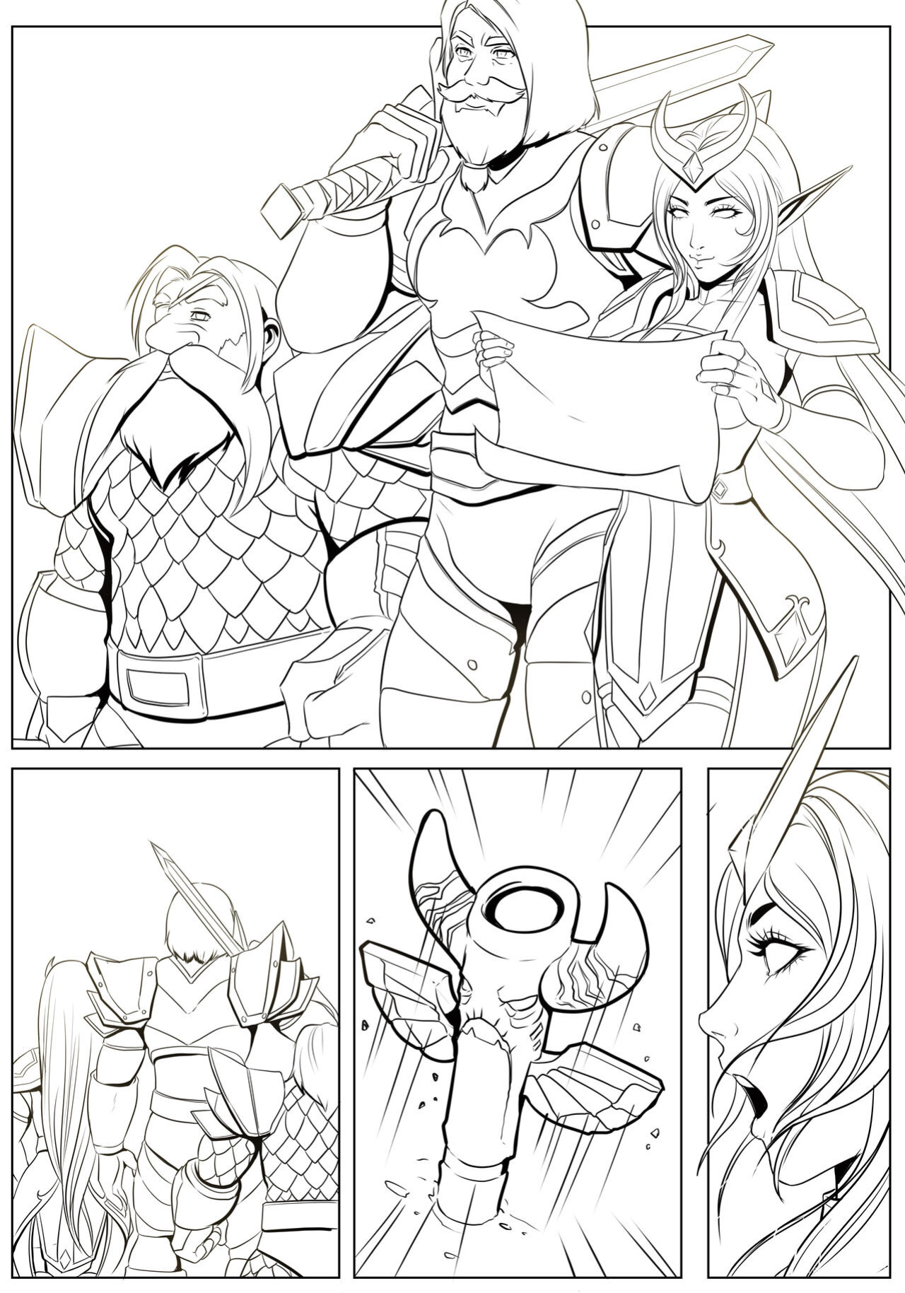 Darkra Mark Of The Wild plus Textless and Ink version