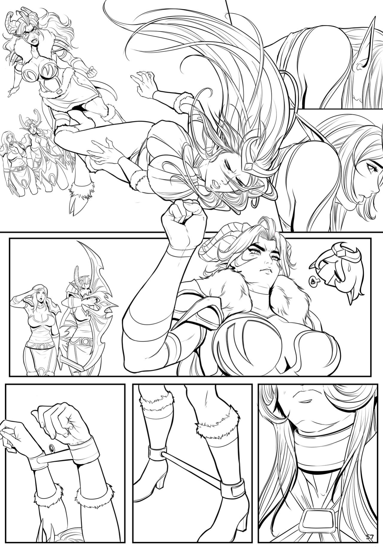 Darkra Mark Of The Wild plus Textless and Ink version