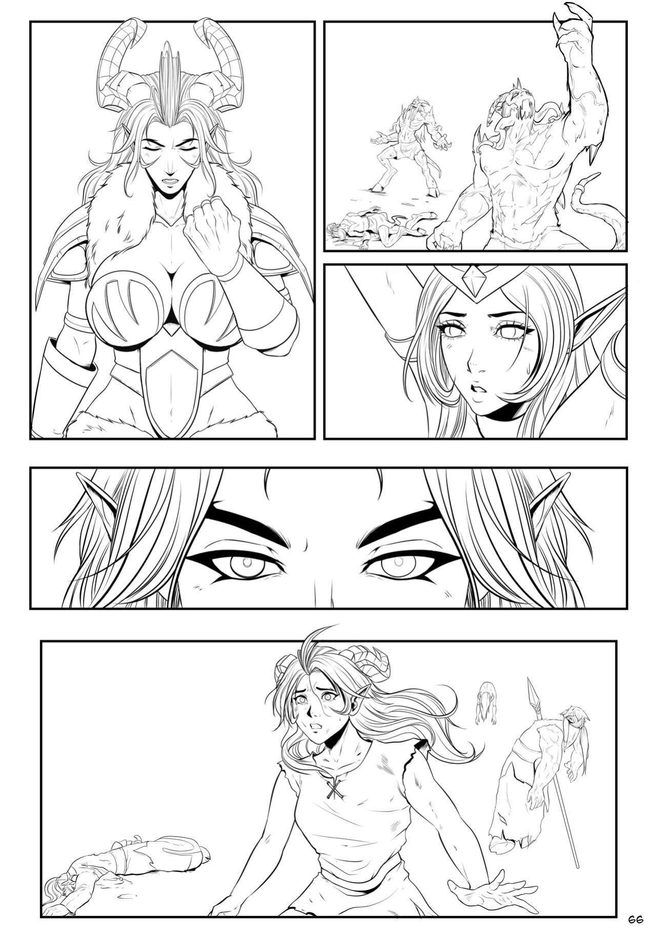 Darkra Mark Of The Wild plus Textless and Ink version