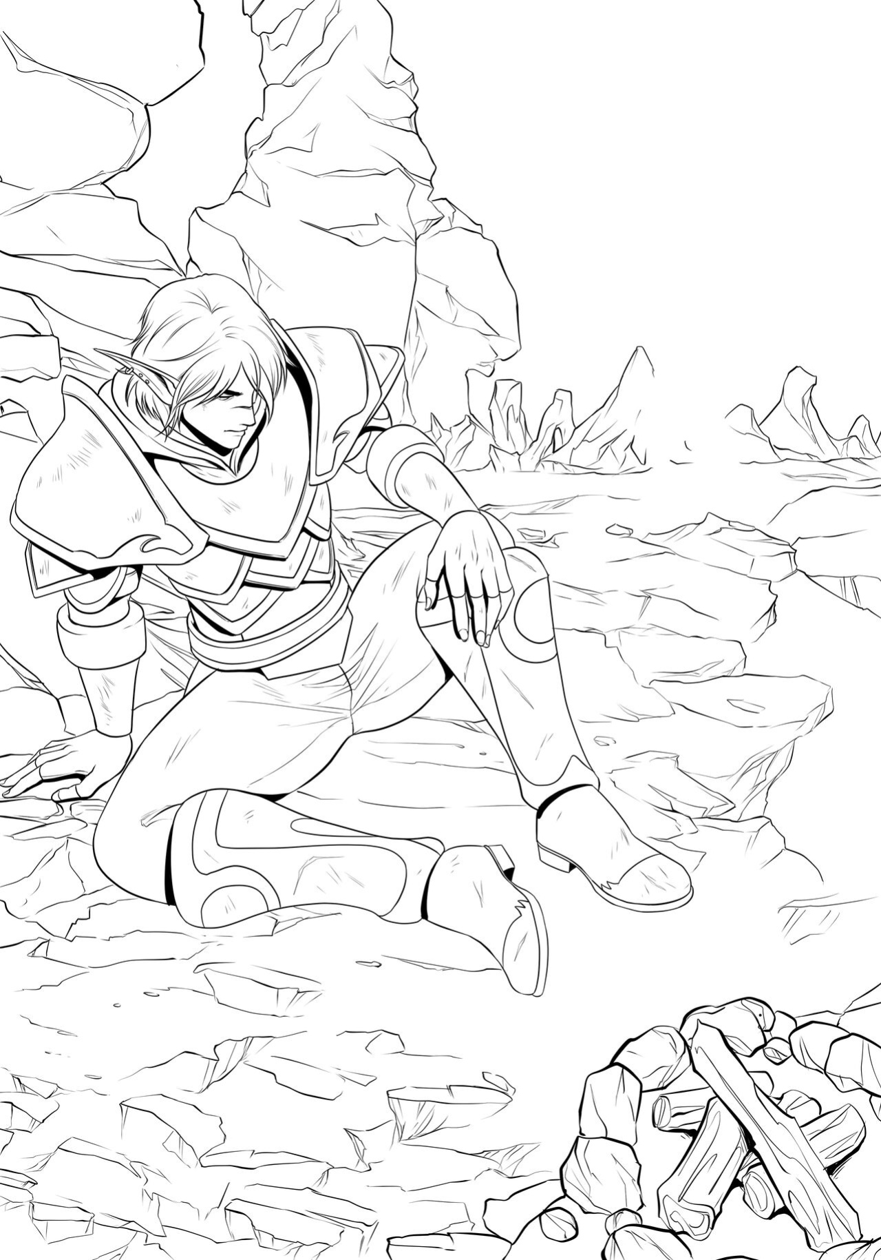 Darkra Mark Of The Wild plus Textless and Ink version