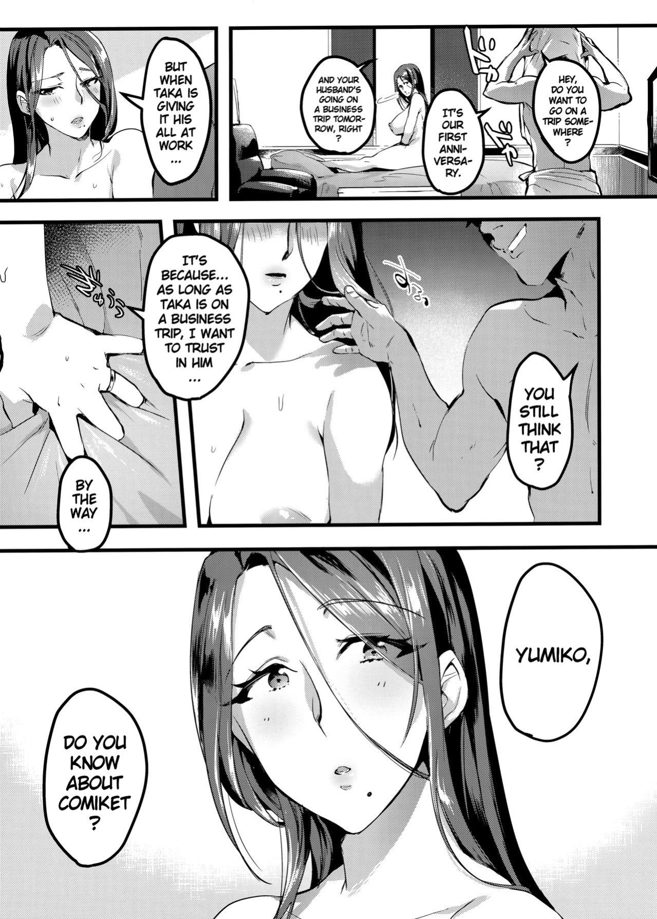 [Minamoto] I Shouldn't Have Gone To The Doujinshi Convertion Without Telling My Wife [Chap.1 to 3 + Divorced with a child 1&2]