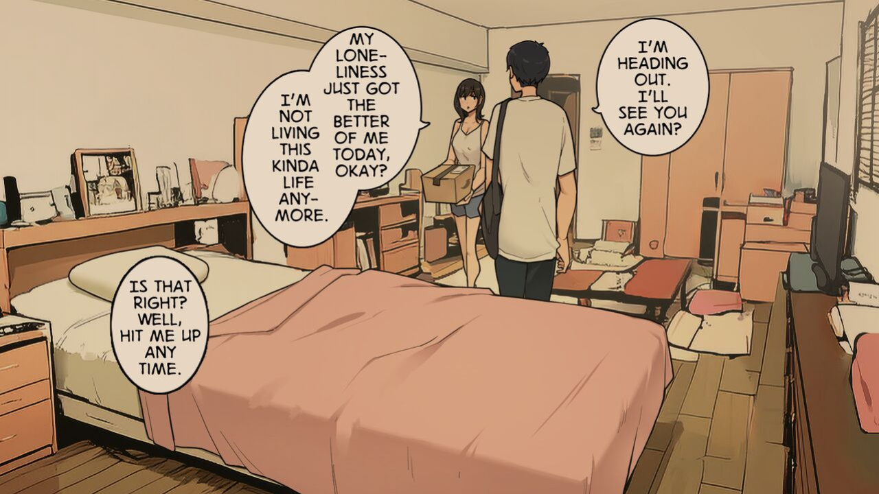[Wakamatsu] Takuhaibin no Uketorikata ga Dandan Darashinaku Natte Iku OL-chan (+ Ura-hen) | A Woman Whose Greetings to the Delivery Man Gradually Get Sloppier (+ Other Side)