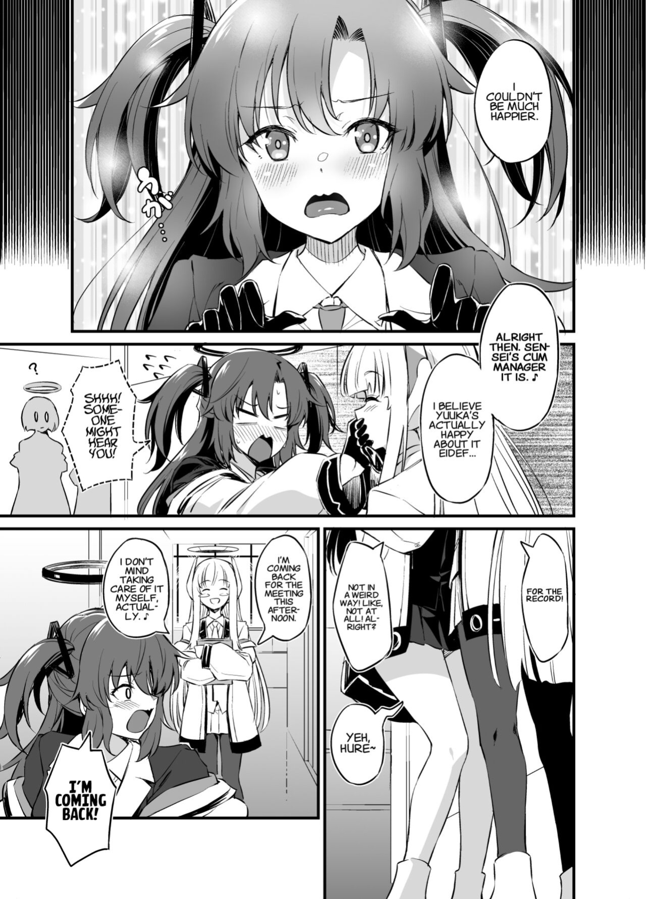 [AERODOG (inu)] Sensei! Shasei no Jikan desu yo | Sensei! It's Time for You to Cum! (Blue Archive) [Project Valvrein]