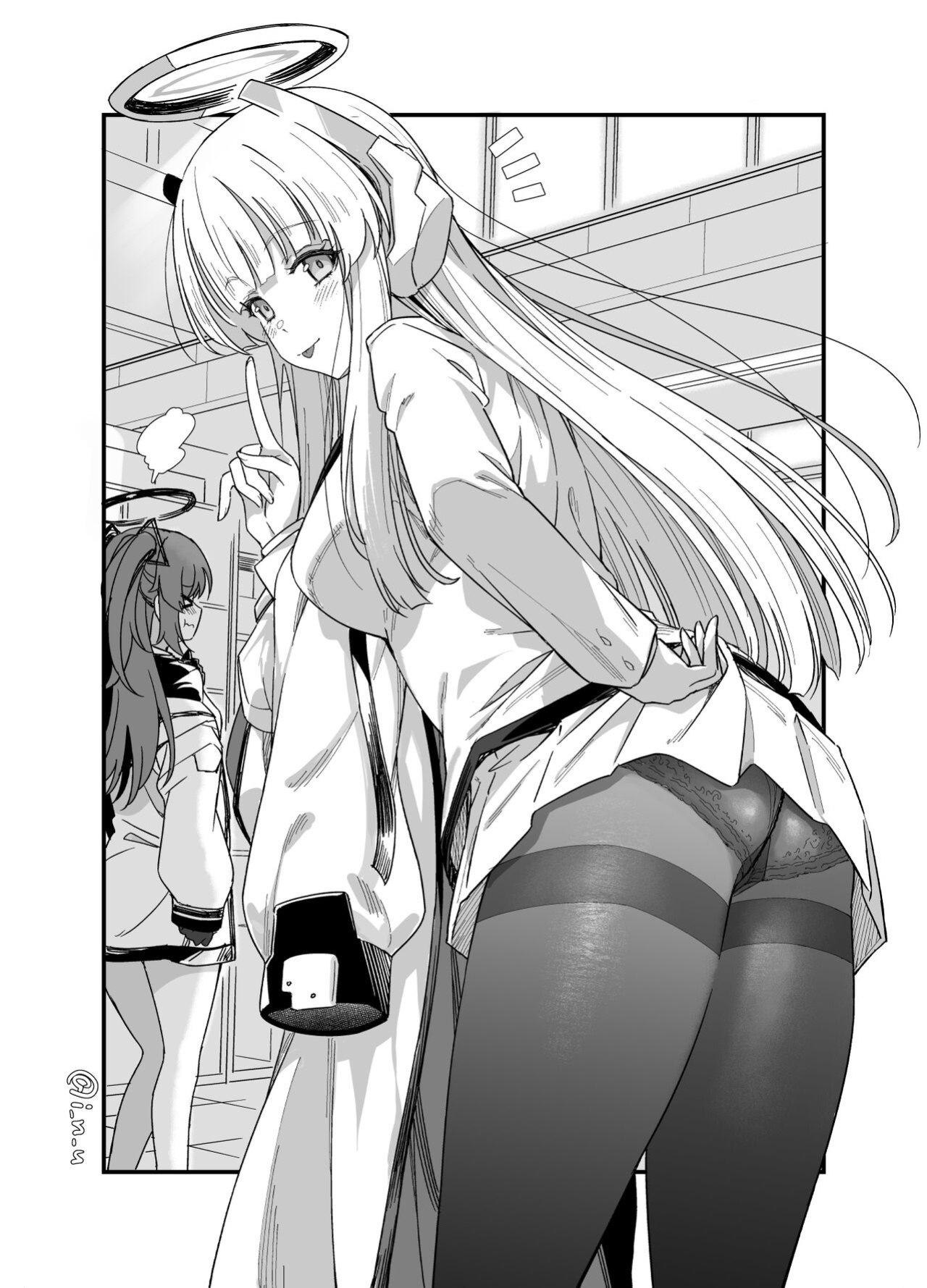 [AERODOG (inu)] Sensei! Shasei no Jikan desu yo | Sensei! It's Time for You to Cum! (Blue Archive) [Project Valvrein]