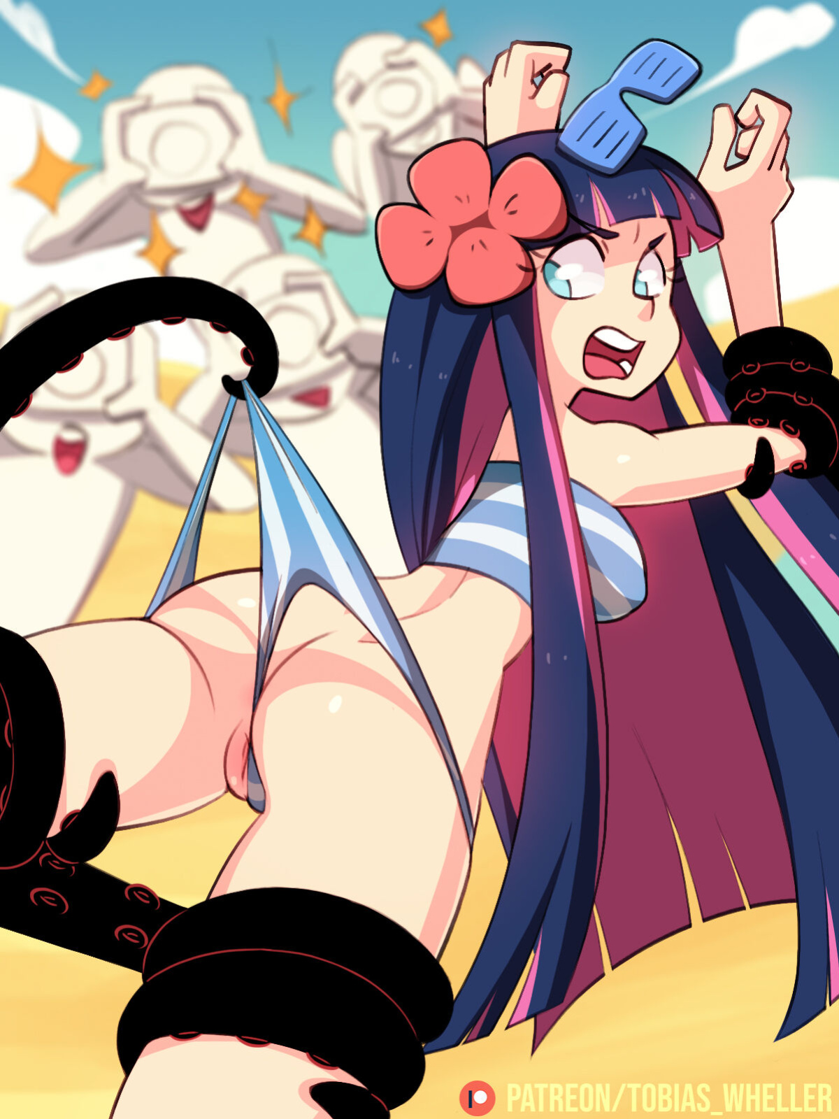 [Tobias Wheller] Stocking at the Beach (Panty & Stocking)