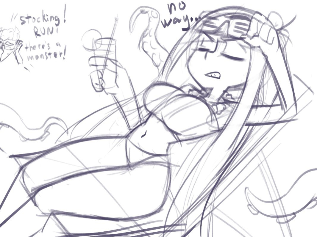 [Tobias Wheller] Stocking at the Beach (Panty & Stocking)