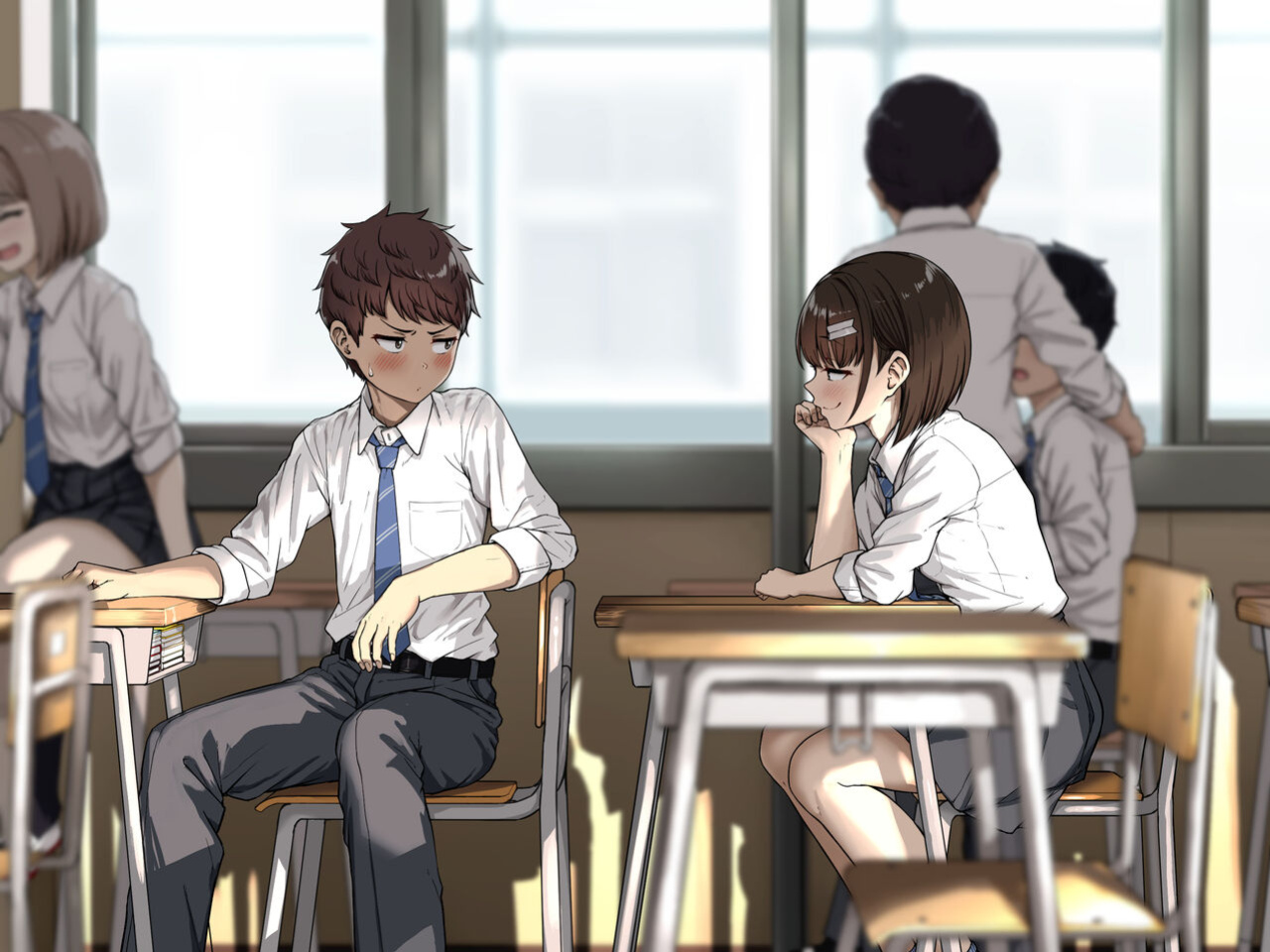[Aoi Dennou (Aoi Tiduru)] Ushiro no Seki no Aitsu
