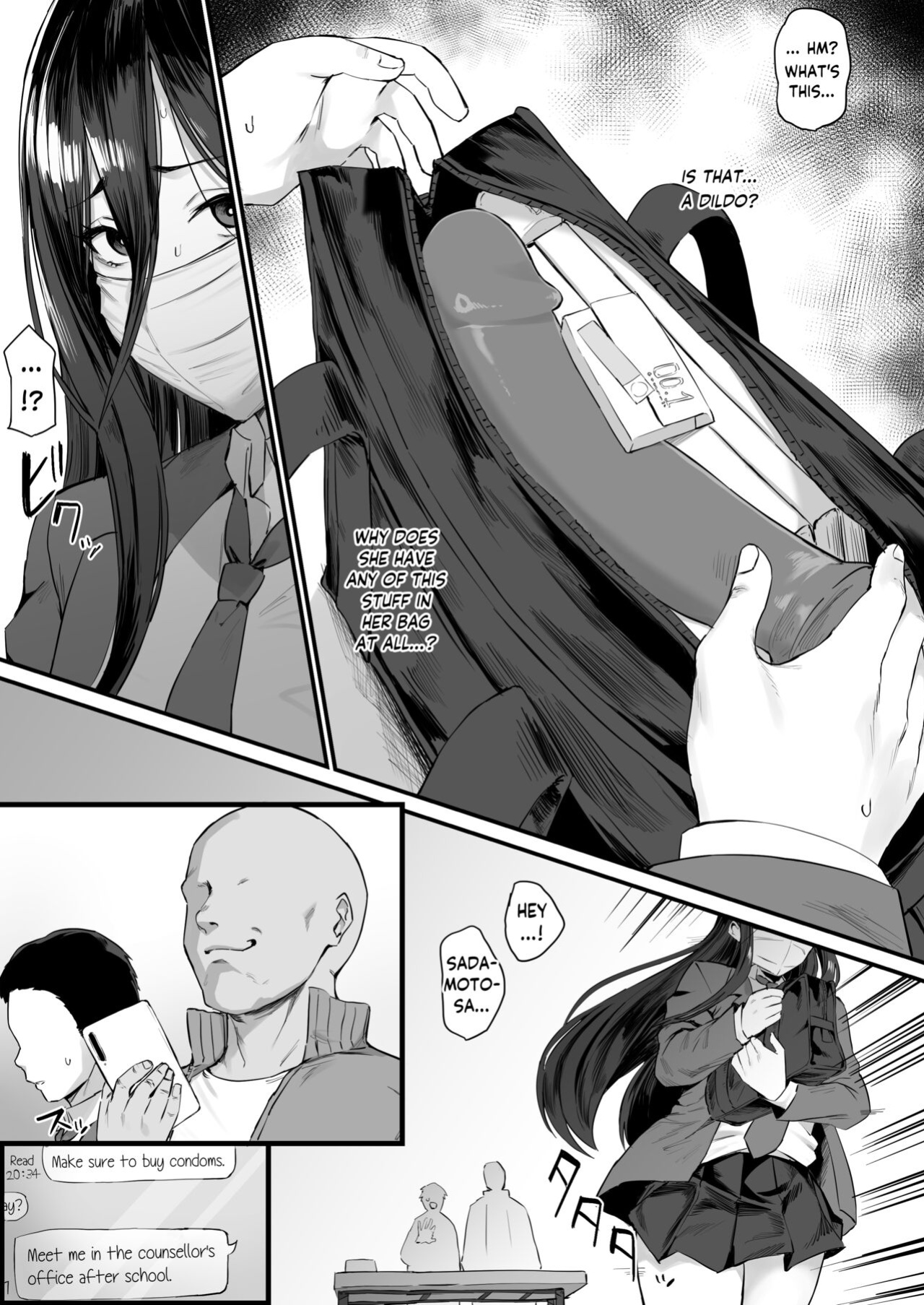 [Hotate-chan] Mochimono Kensa ni Hikkakaru Ko | Girl Caught During Bag Inspection [SaLamiLid]