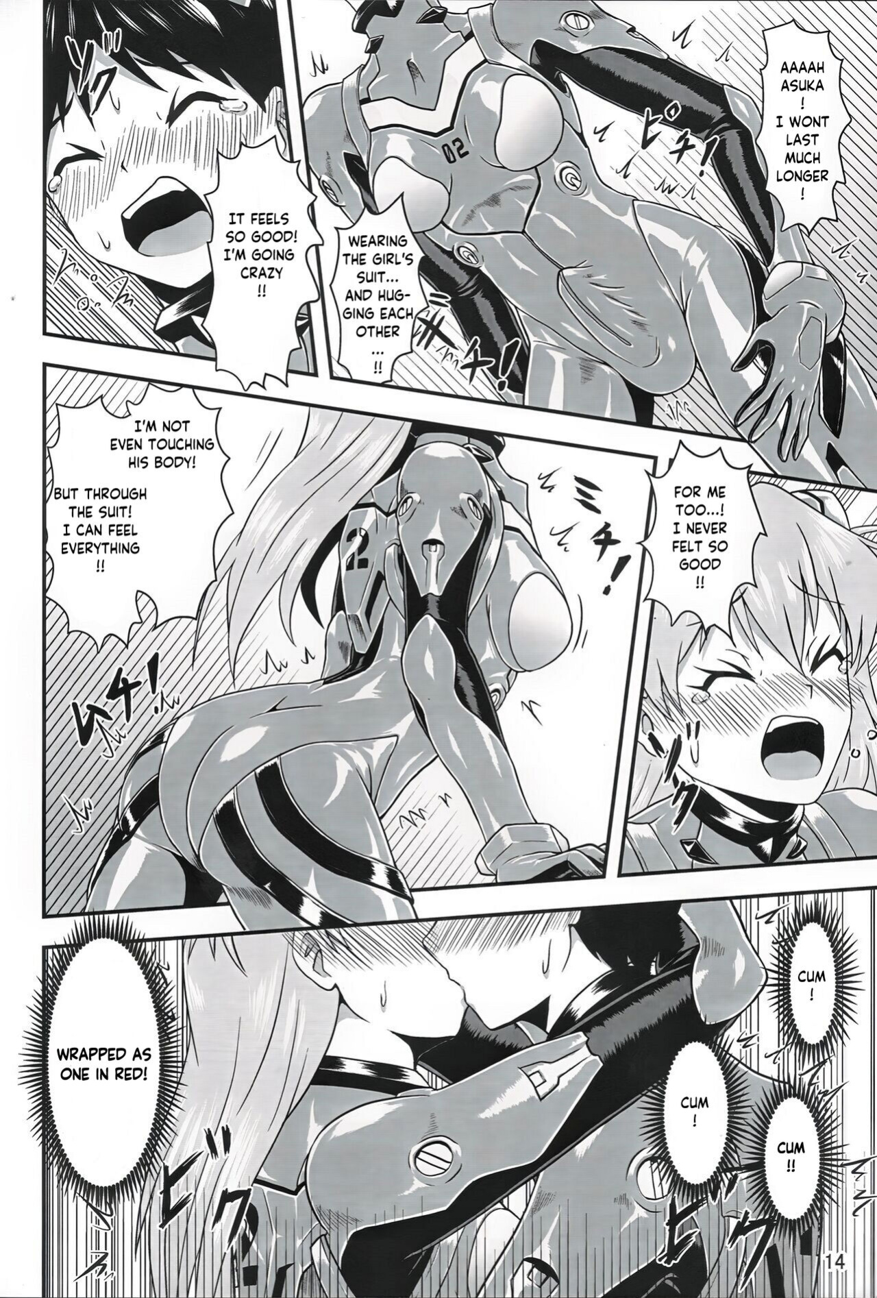 (Pitaket) [Isurusdo (Aozame Takao)] Plugsuit Josou ja Nai to...! RED | Is that plugsuit cross-dressing...!? (Neon Genesis Evangelion) [KM_42]