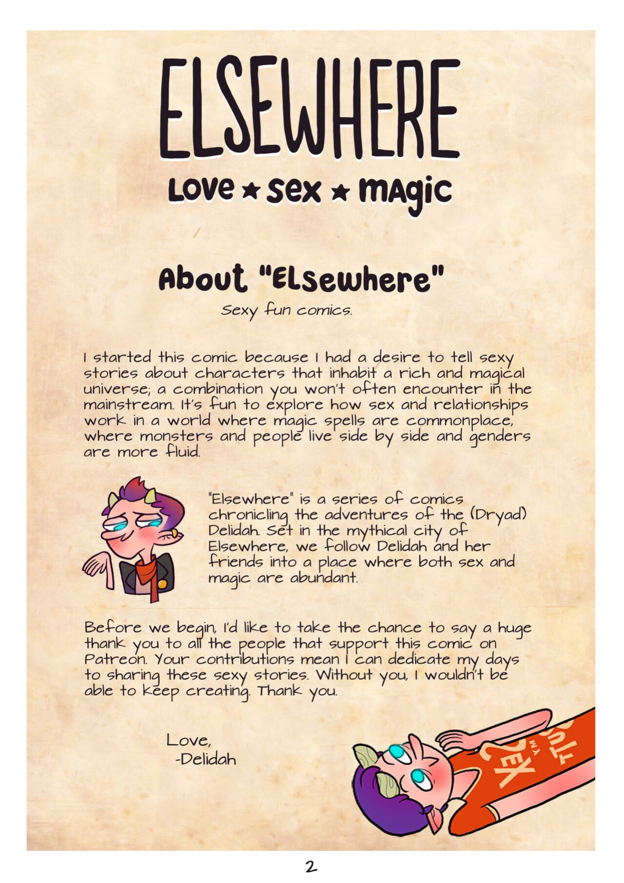 [Delidah] Elsewhere: Love⭑Sex⭑Magic (Episode 1-5)