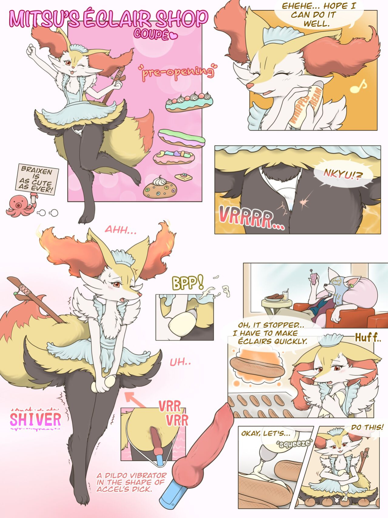 [Crocodiler Owen] Mitsu's Éclair Shop (English+Japanese)