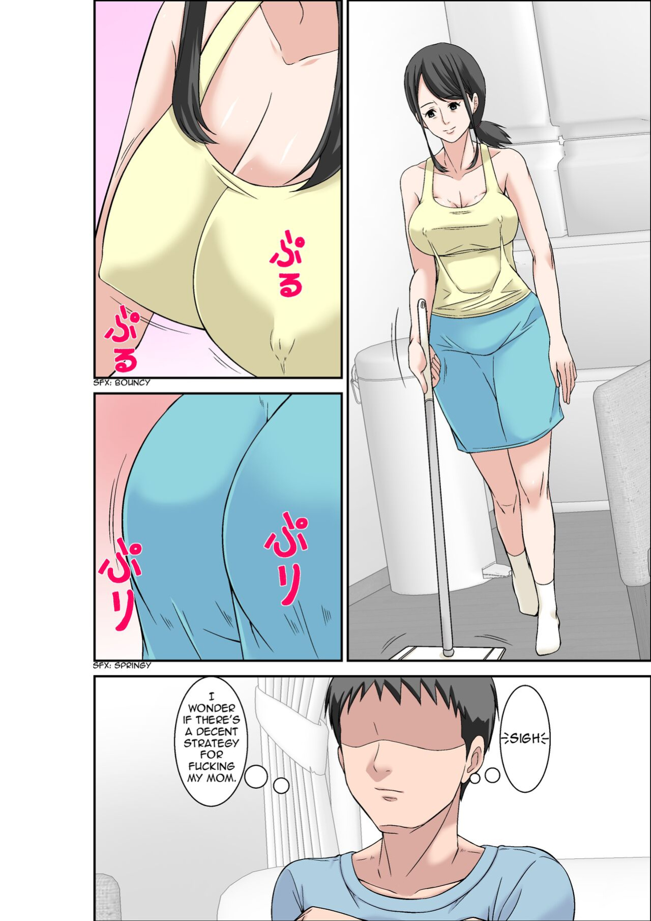 [Hoyoyodou] Musuko no Kyokon no Toriko ni Natte Shimatta Chou Binkan Taishitsu no Okaa-san | A Hypersensitive Mom Gets Addicted to Her Son's Big Cock [incogna777]