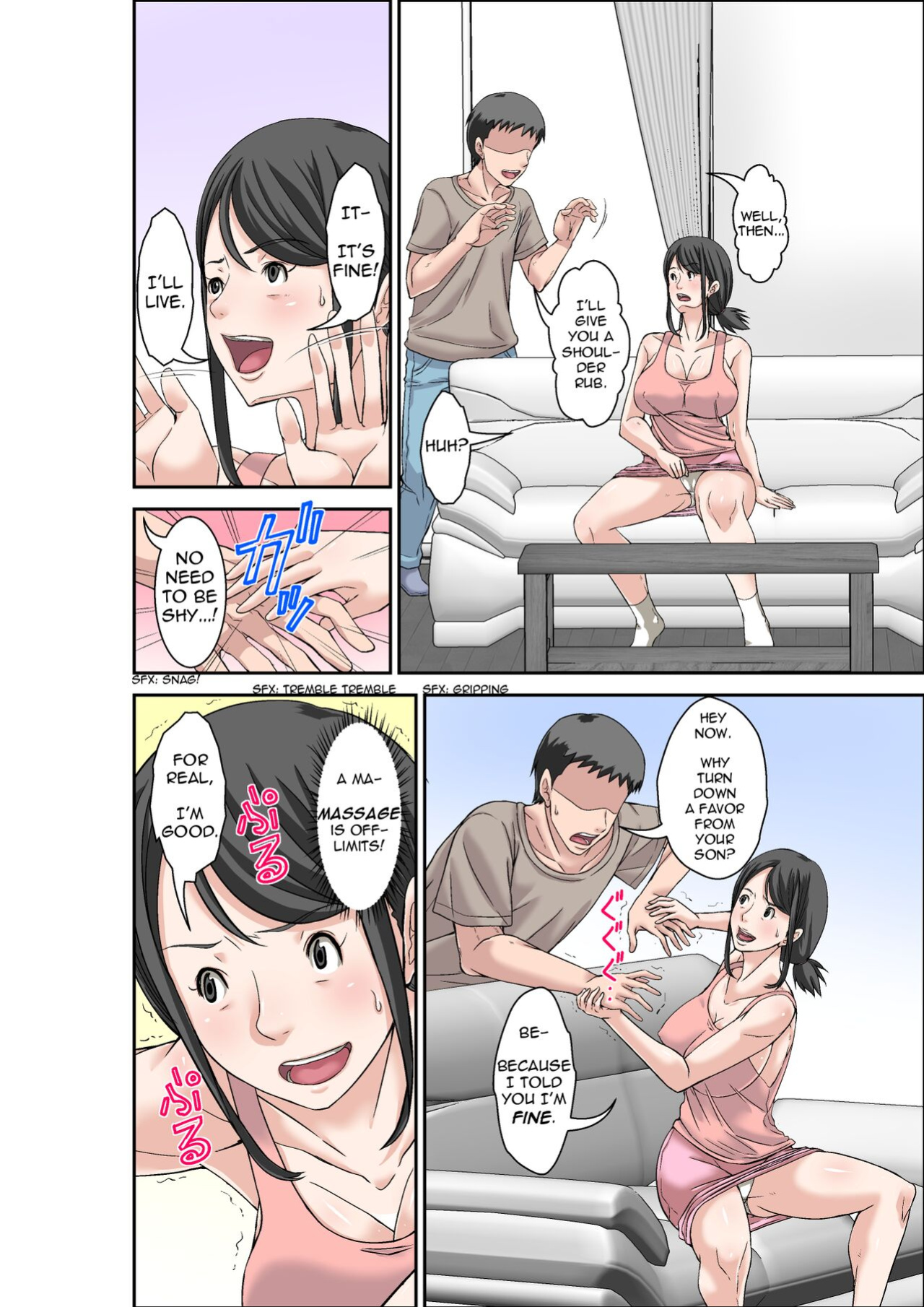 [Hoyoyodou] Musuko no Kyokon no Toriko ni Natte Shimatta Chou Binkan Taishitsu no Okaa-san | A Hypersensitive Mom Gets Addicted to Her Son's Big Cock [incogna777]