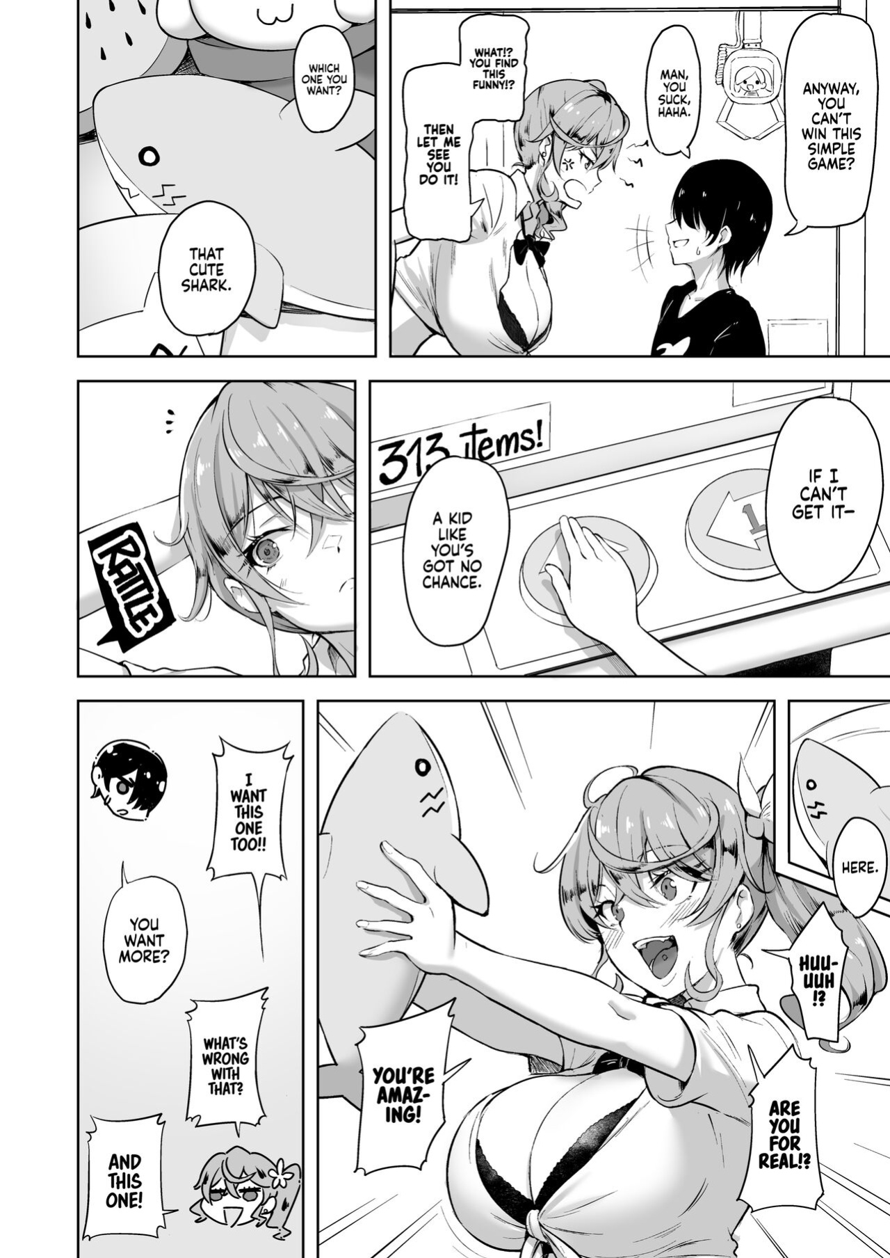 [Namanamago (Arearee, Shiba Nanasei)] I Tried to Help a Cute Gal With a Crane Game, and Now I’m Addicted to Her Titfucks
