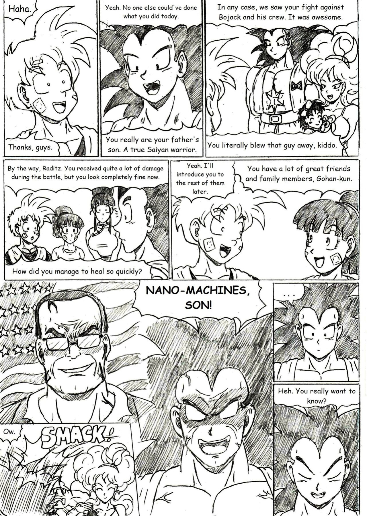 [TheWriteFiction] DRAGONBALL Z Golden Age - Chapter 7 - Resolutions