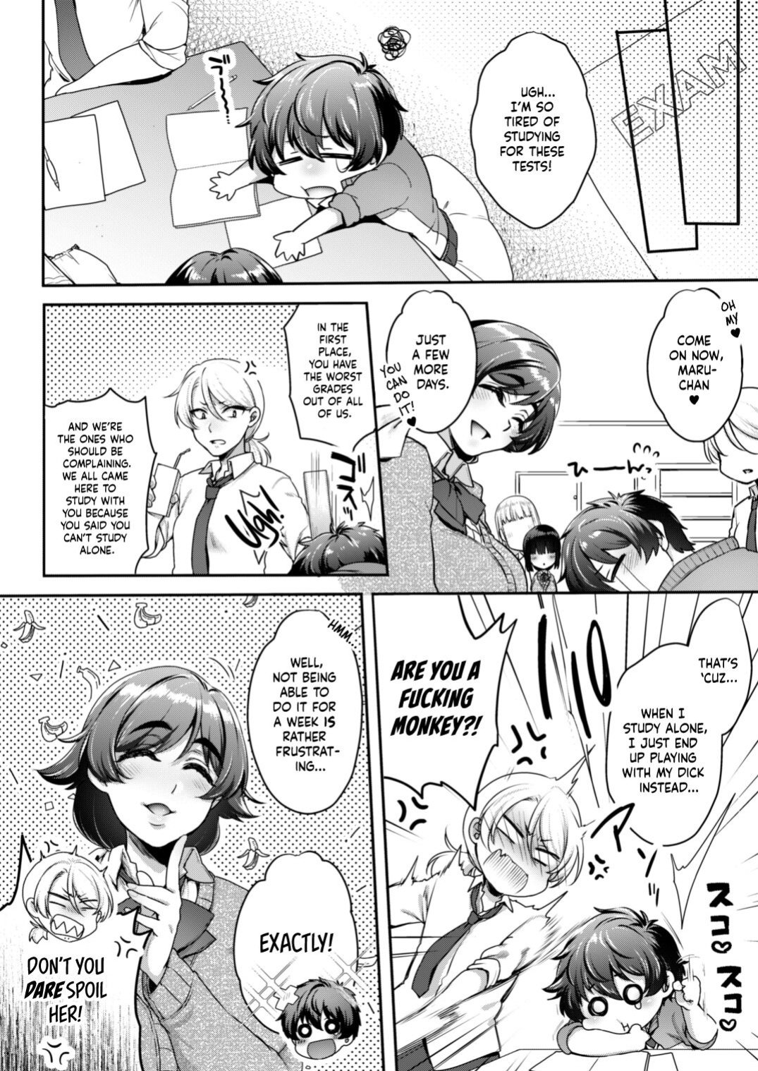 [NIGHT FUCKERS (Mitsugi)] Shiritsu Futanari Gakuen 2-nen F-gumi Nakayoshi Tomodachinpo [WataTL]