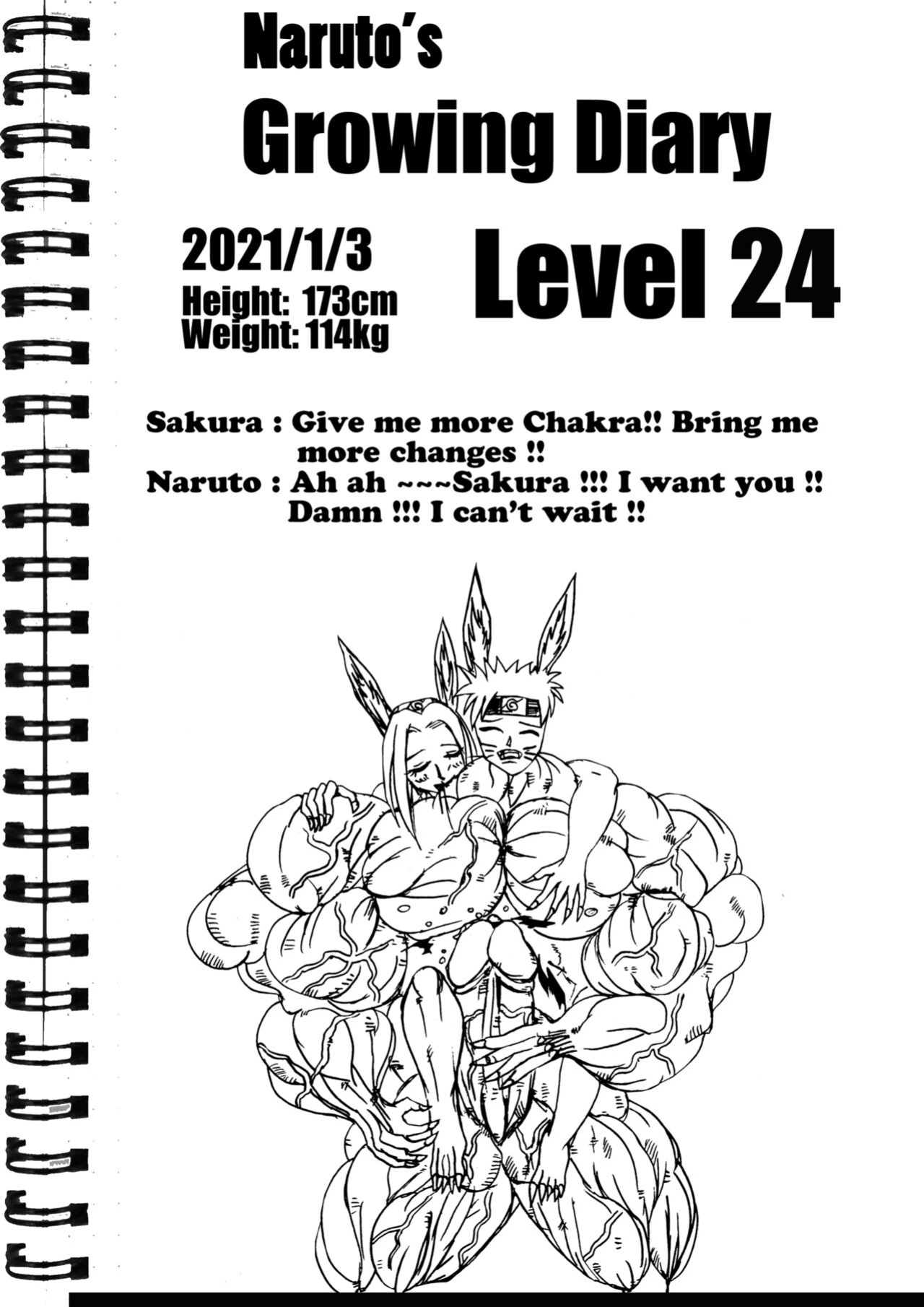 (e19700) Naruto Growing diary