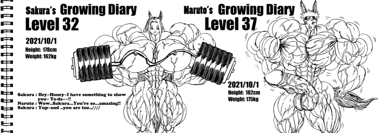 (e19700) Naruto Growing diary
