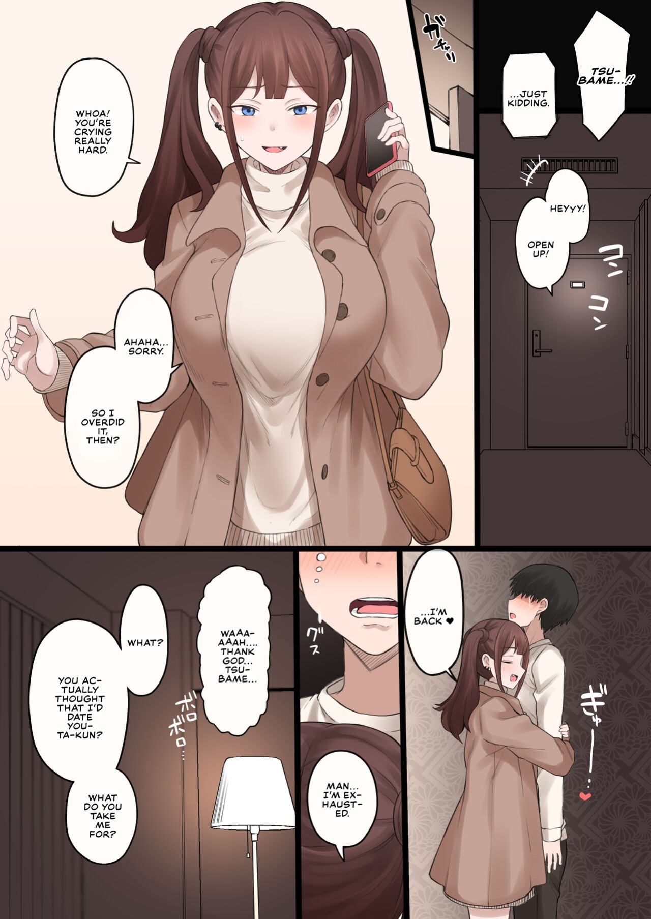 [Doushia (Terasu MC)] Boku no Netorase Seiheki ni Tsukiatte kureru Kanojo | A Girlfriend Who Plays Along with My Cuckold Fetish + Prequel [Defan752 & Tekkamaki]