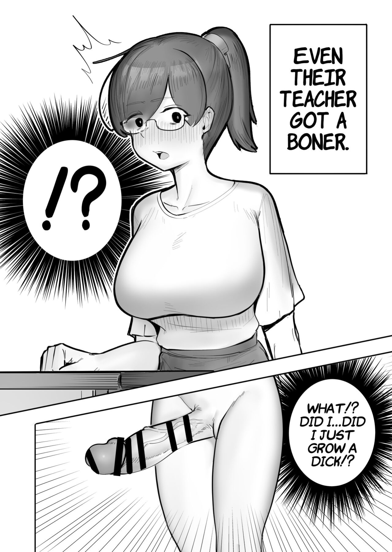 [Flat Rurit (Taira Rurit)] An Erotic Gal That Gets Female Teachers Erect [Mr_Person Translation]
