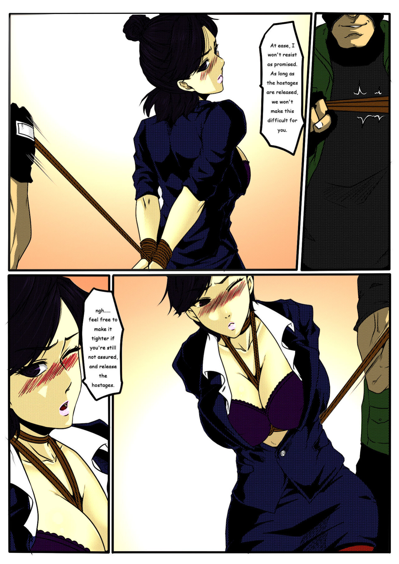 [GoDLeTTeR] Bondage Anecdote 002 - ENG (Colour) [alt version in comments]