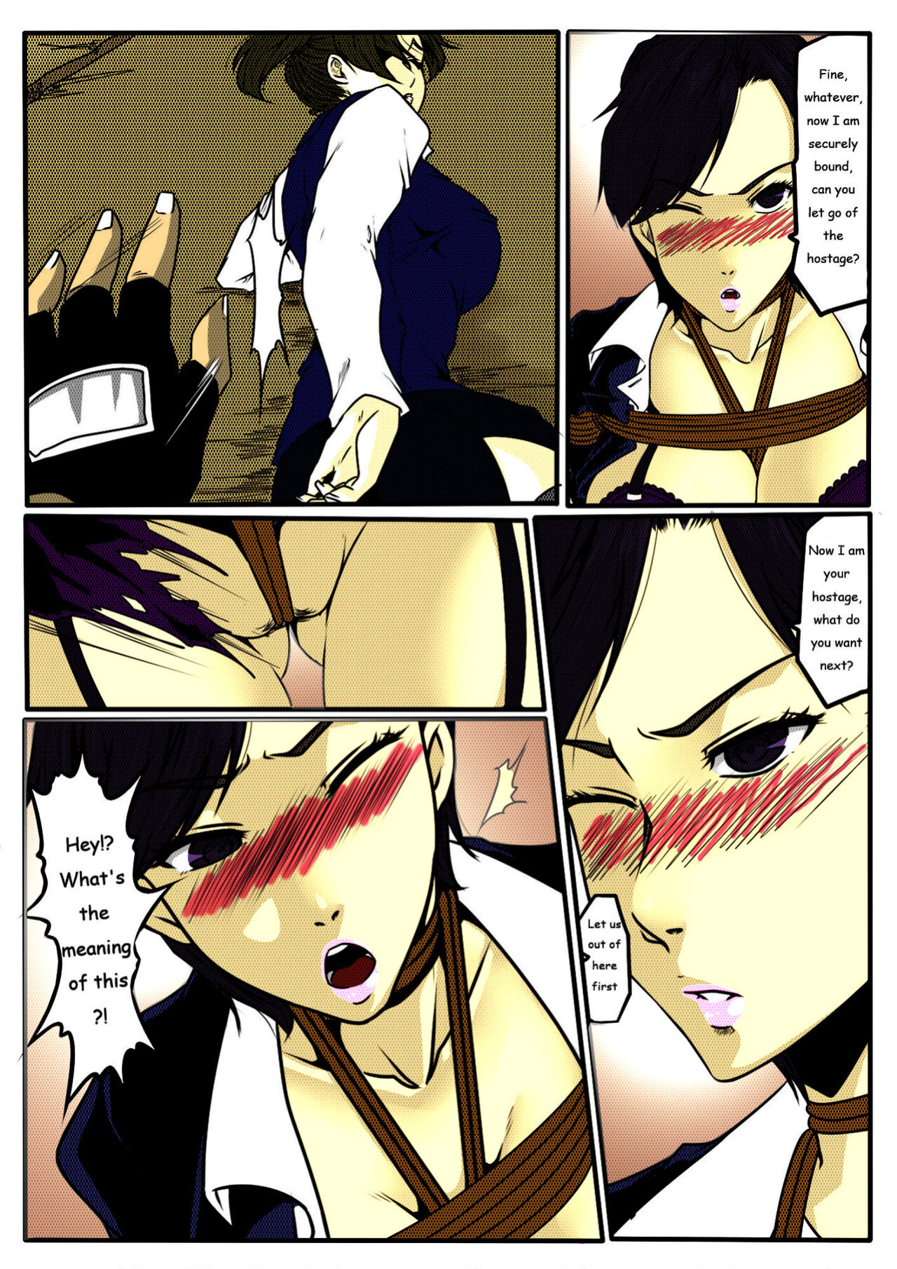 [GoDLeTTeR] Bondage Anecdote 002 - ENG (Colour) [alt version in comments]