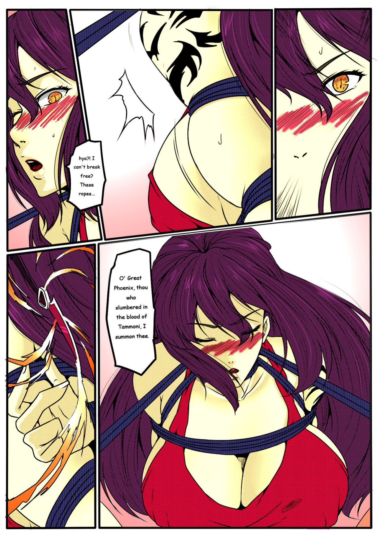 [GoDLeTTeR] Bondage Anecdote 002 - ENG (Colour) [alt version in comments]