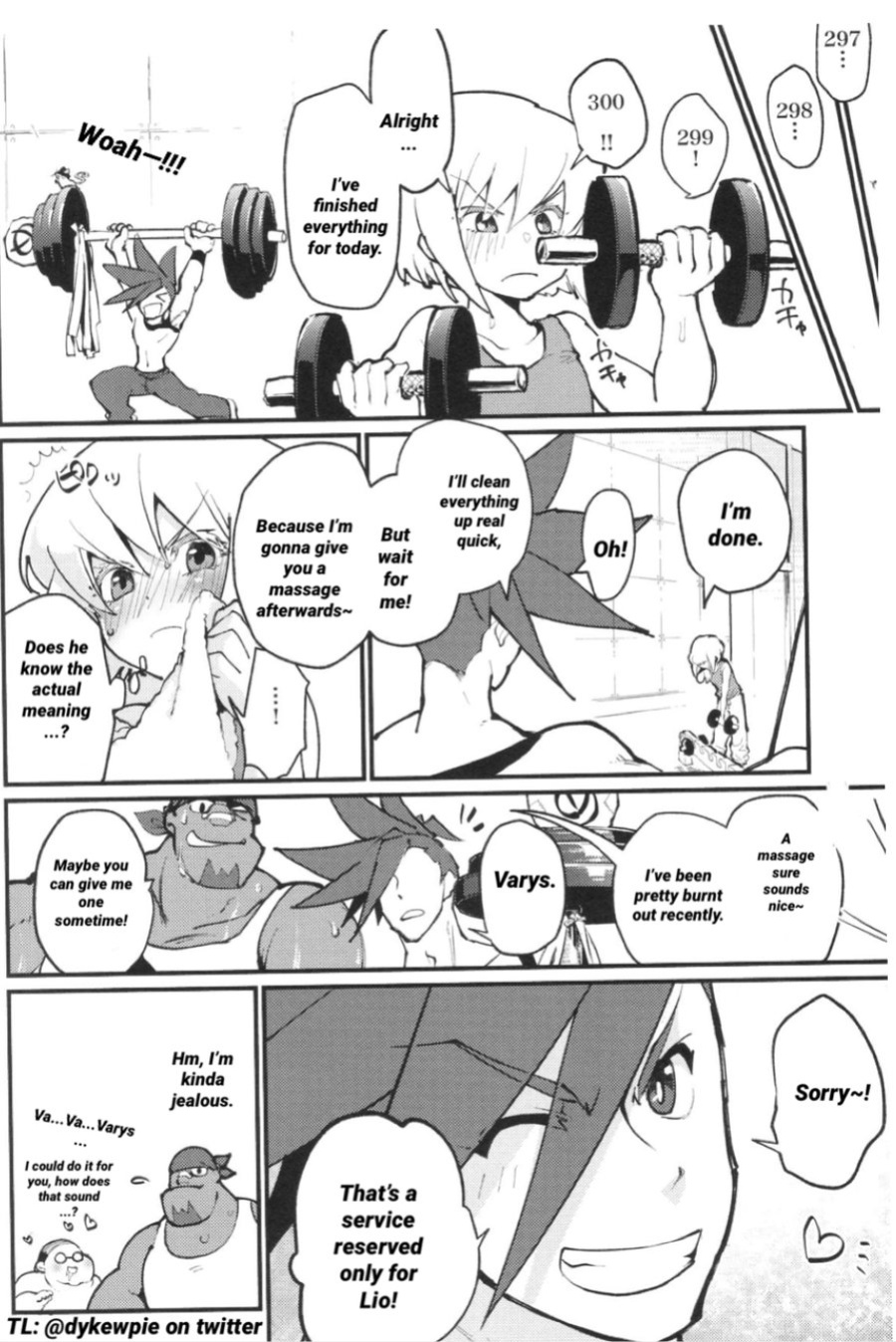 [1/Fyuragi (Aizawa Yang)] Galo-san no Dosukebe Nurunuru Lotion Massage (Promare) [dykewpie]