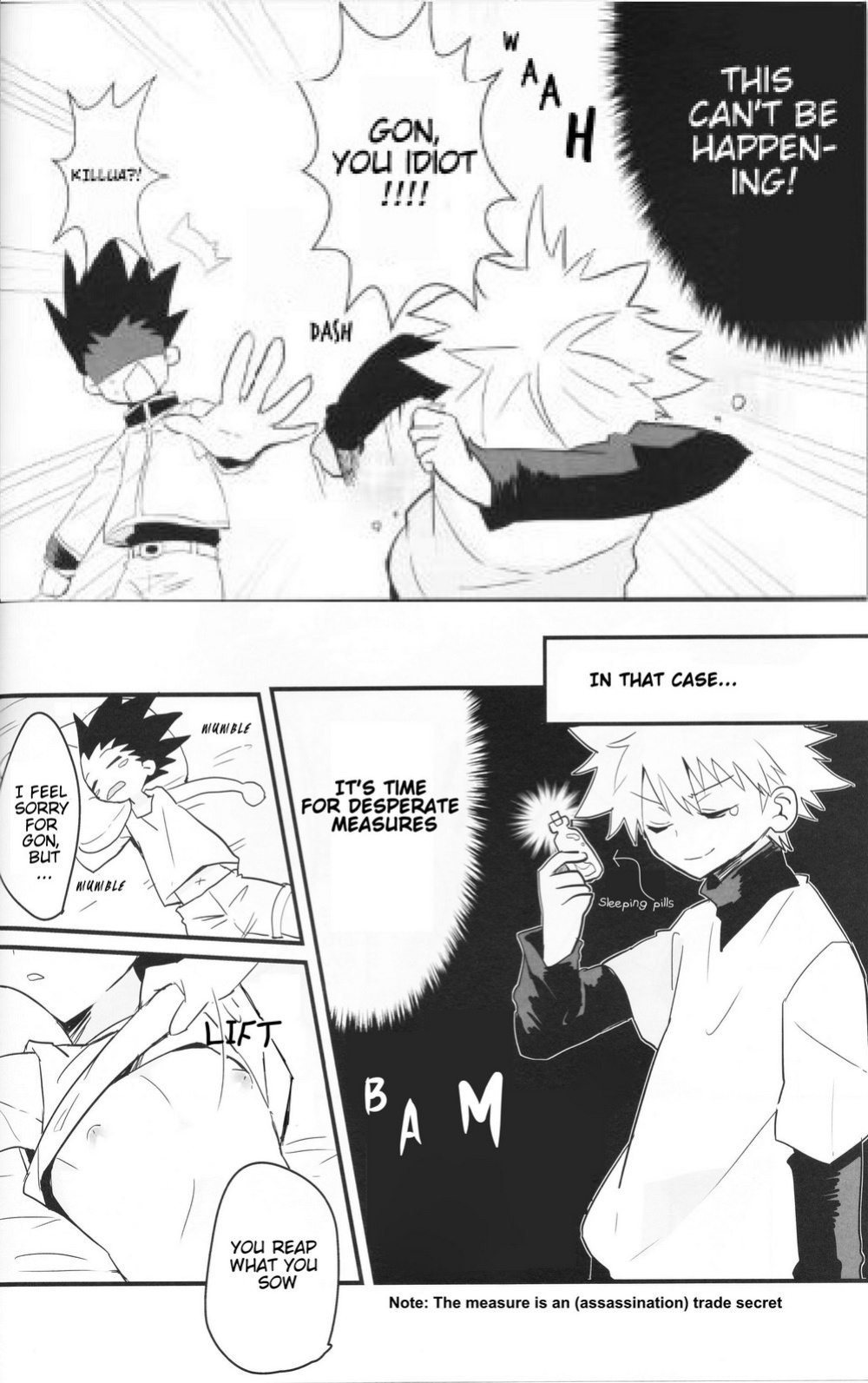 (Shota Scratch 24) [Tanbo (Makita Miki)] Yoru no Shijima ni Omoi o Hasete | Connecting our Feelings in the Silence of the Night (Hunter x Hunter) [Willeke4439]