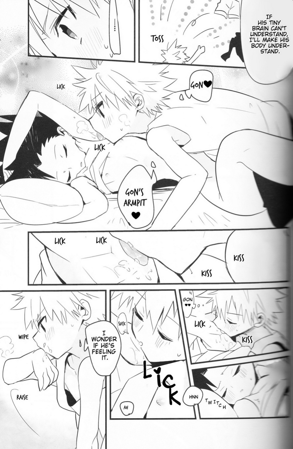 (Shota Scratch 24) [Tanbo (Makita Miki)] Yoru no Shijima ni Omoi o Hasete | Connecting our Feelings in the Silence of the Night (Hunter x Hunter) [Willeke4439]
