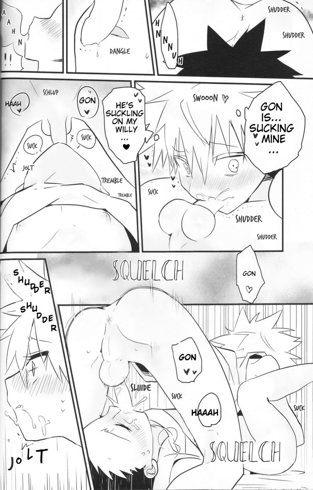 (Shota Scratch 24) [Tanbo (Makita Miki)] Yoru no Shijima ni Omoi o Hasete | Connecting our Feelings in the Silence of the Night (Hunter x Hunter) [Willeke4439]