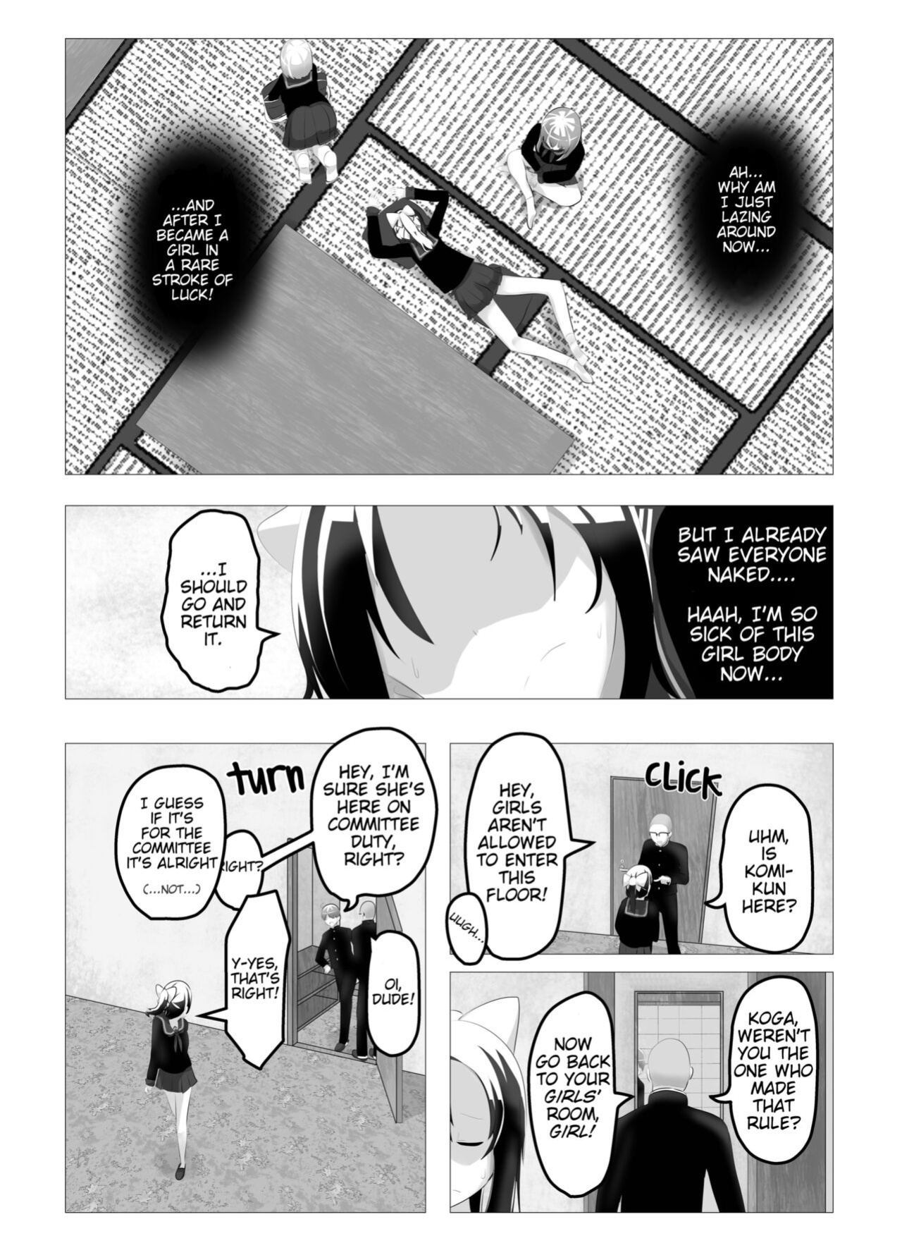 [C Hange (Hangeshō)] Bodyswapped School Trip