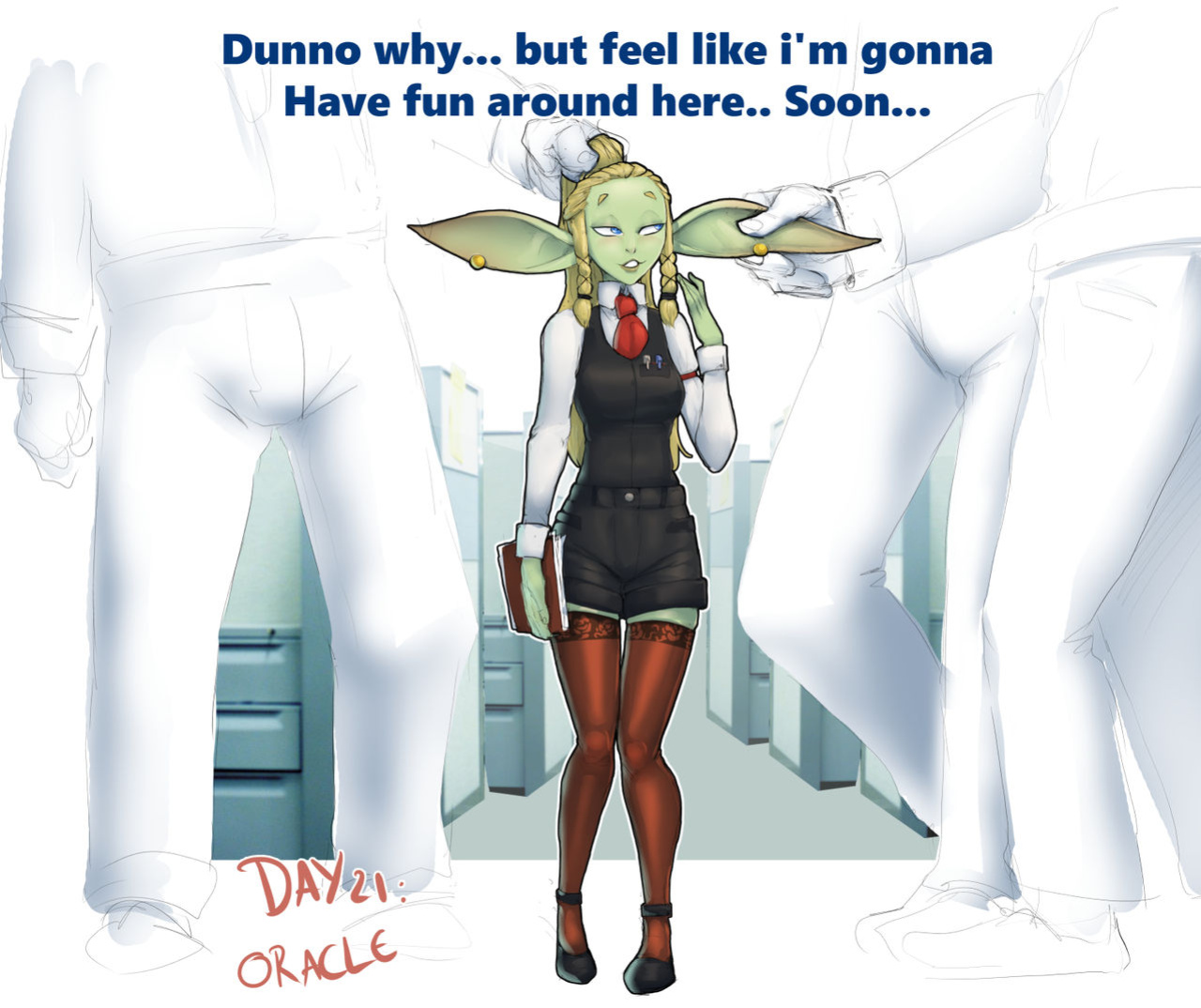 [Darkminou] Gobtober 2020-2022 | Office Goblins (OC)