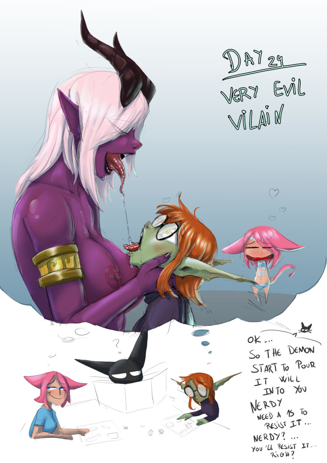 [Darkminou] Gobtober 2020-2022 | Office Goblins (OC)