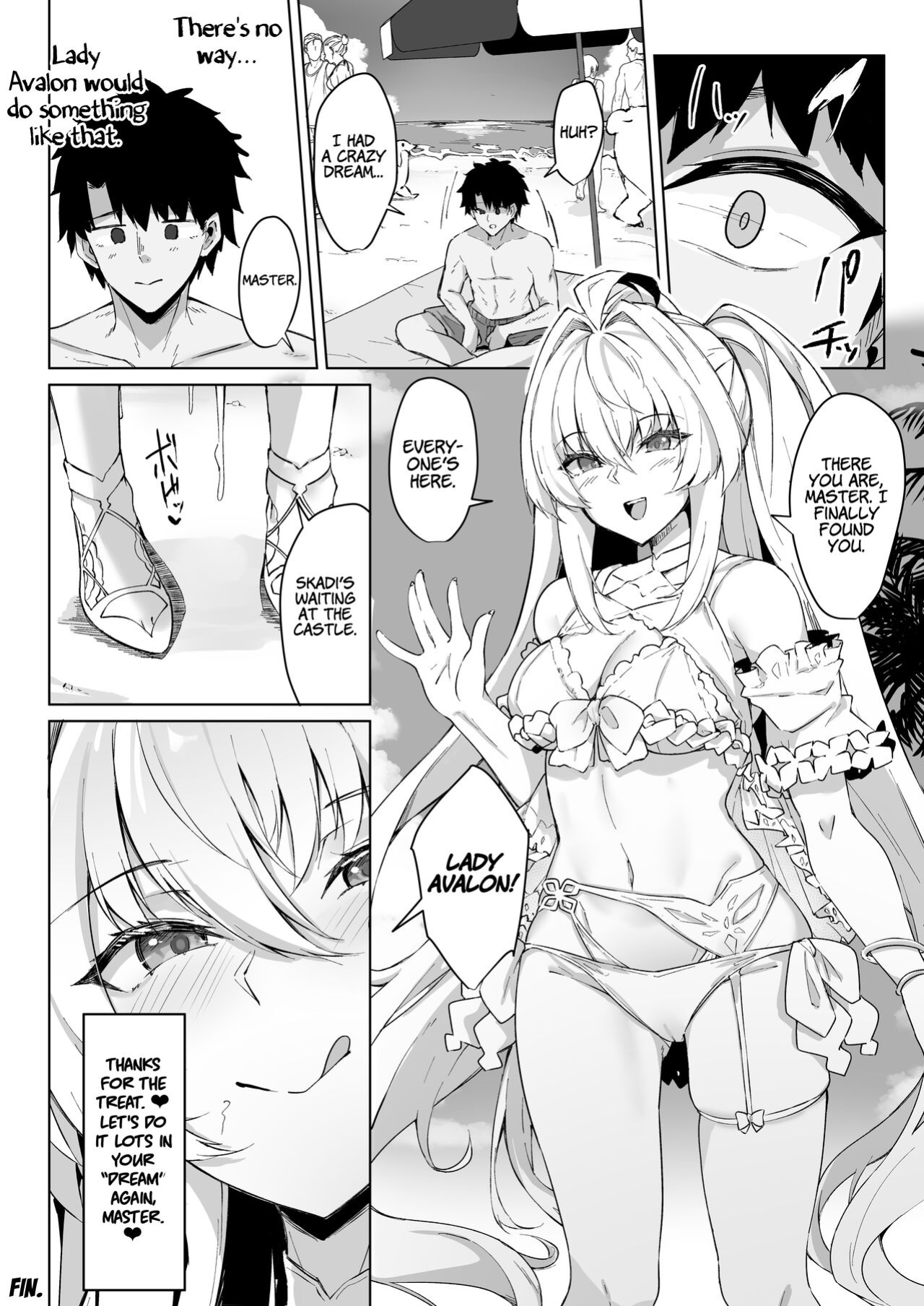 [Tiusan Kingdom (Kazamitiu)] Manatsu no Chaldea Summer Vacation Lady Avalon Hen (Fate/Grand Order) [LunaticSeibah]