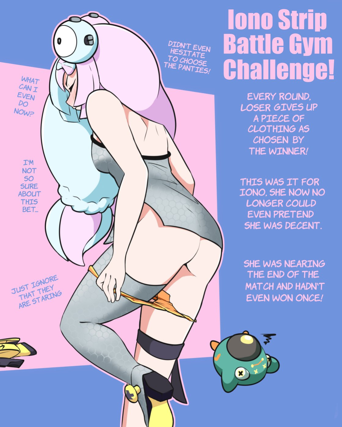 [AnewENFArtist] Iono Strip Battle Gym Challenge! (Pokémon)