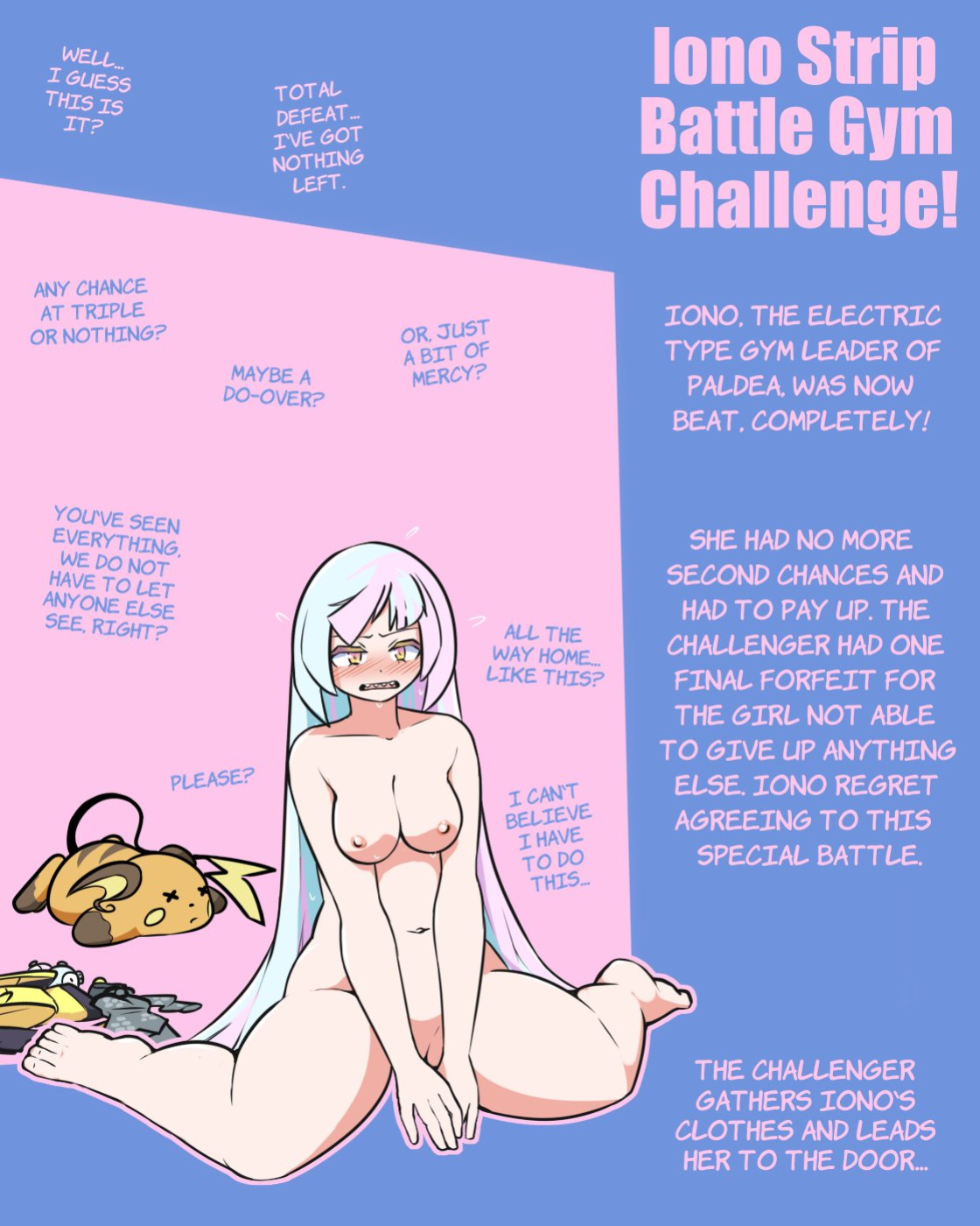 [AnewENFArtist] Iono Strip Battle Gym Challenge! (Pokémon)